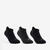 CHAUSSETTES TENNIS ENFANT BASSES DECATHLON RS 500 NOIRE LOT DE 3