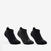 CHAUSSETTES TENNIS ENFANT BASSES RS 500 NOIRE LOT DE 3