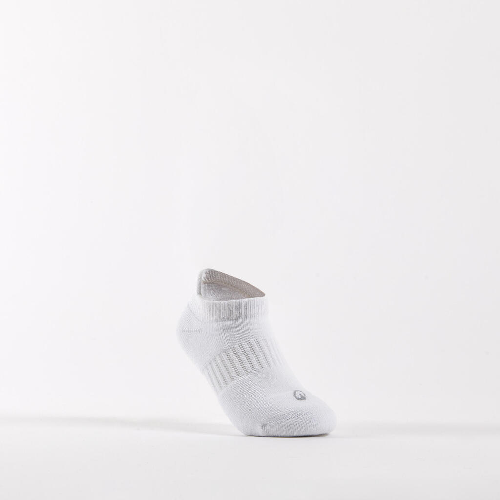 Crne dečje plitke čarape za tenis RS 500 (3 para)