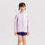 Veste Running coupe vent Enfant - KIPRUN Wind Jacket JR Violet lilas pastel