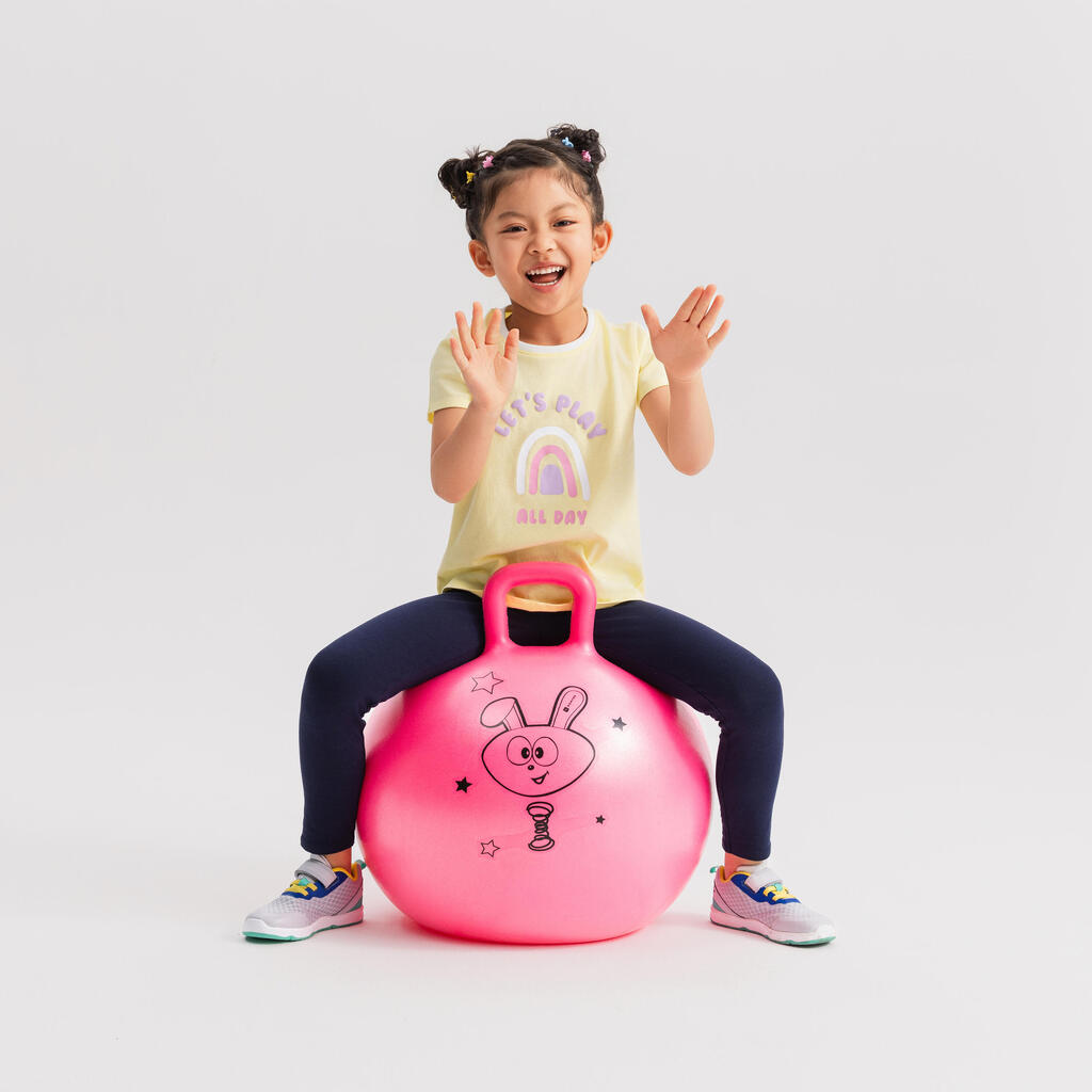 Kids' Gym Hopper Ball Resist 45 cm - Pink
