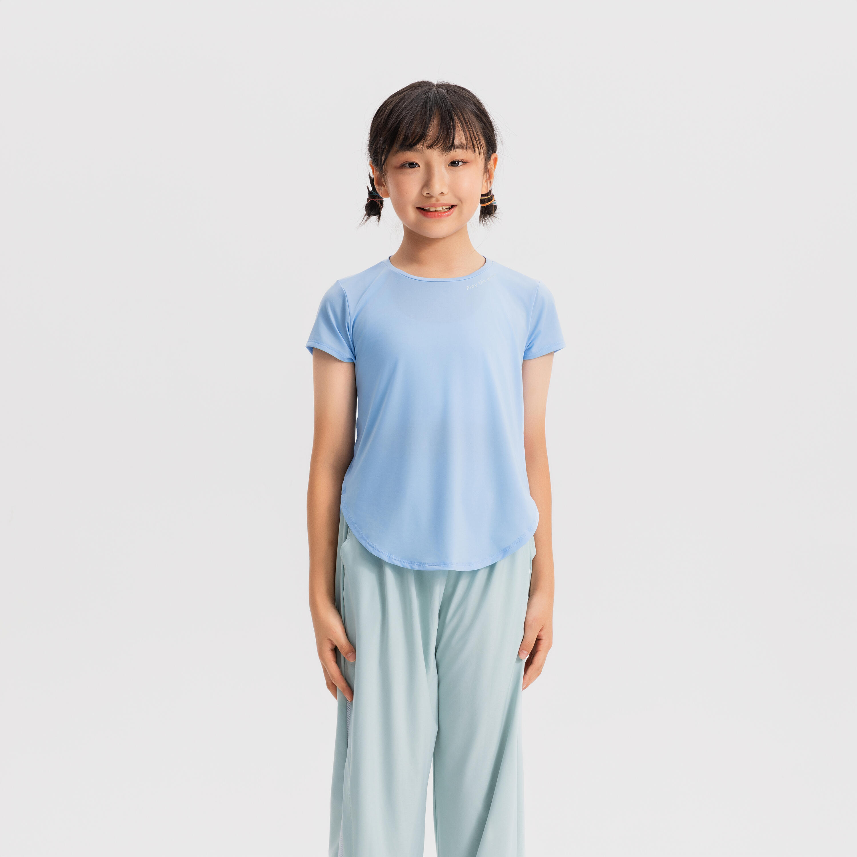 Kipsta Girls Sports T-Shirt S900 - Lavender Blue