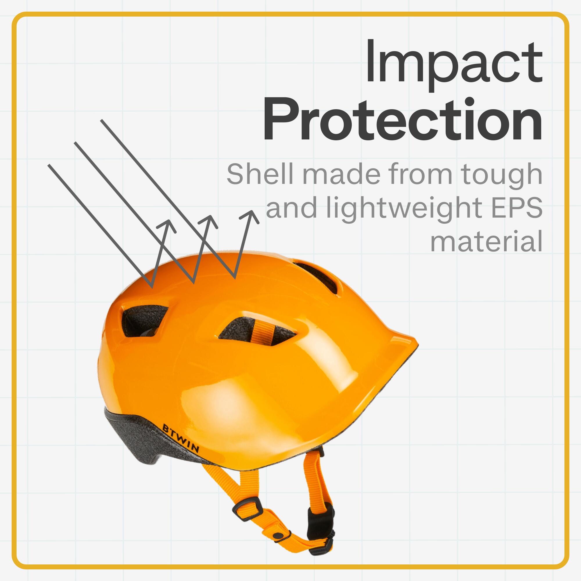 Kids Cycling Helmet 500 - Yellow