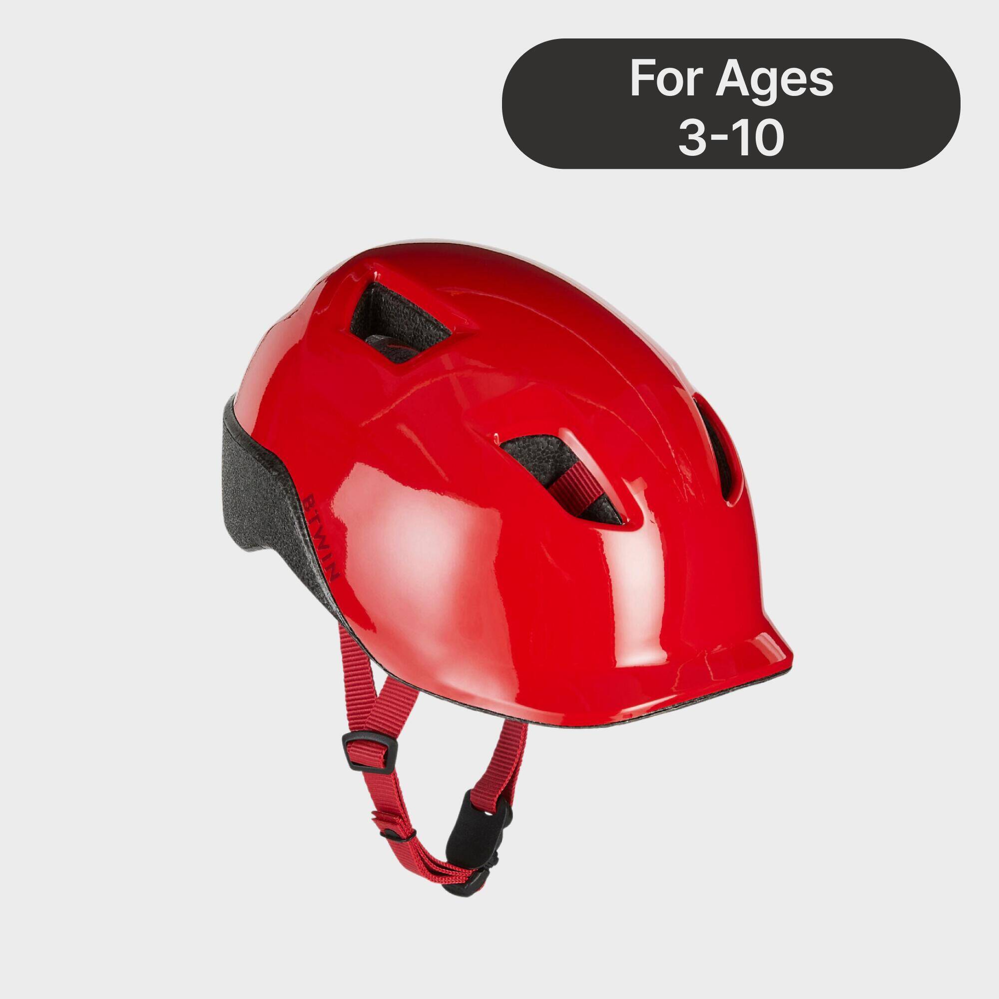 Kids Cycling Helmet 500 - Red -  1