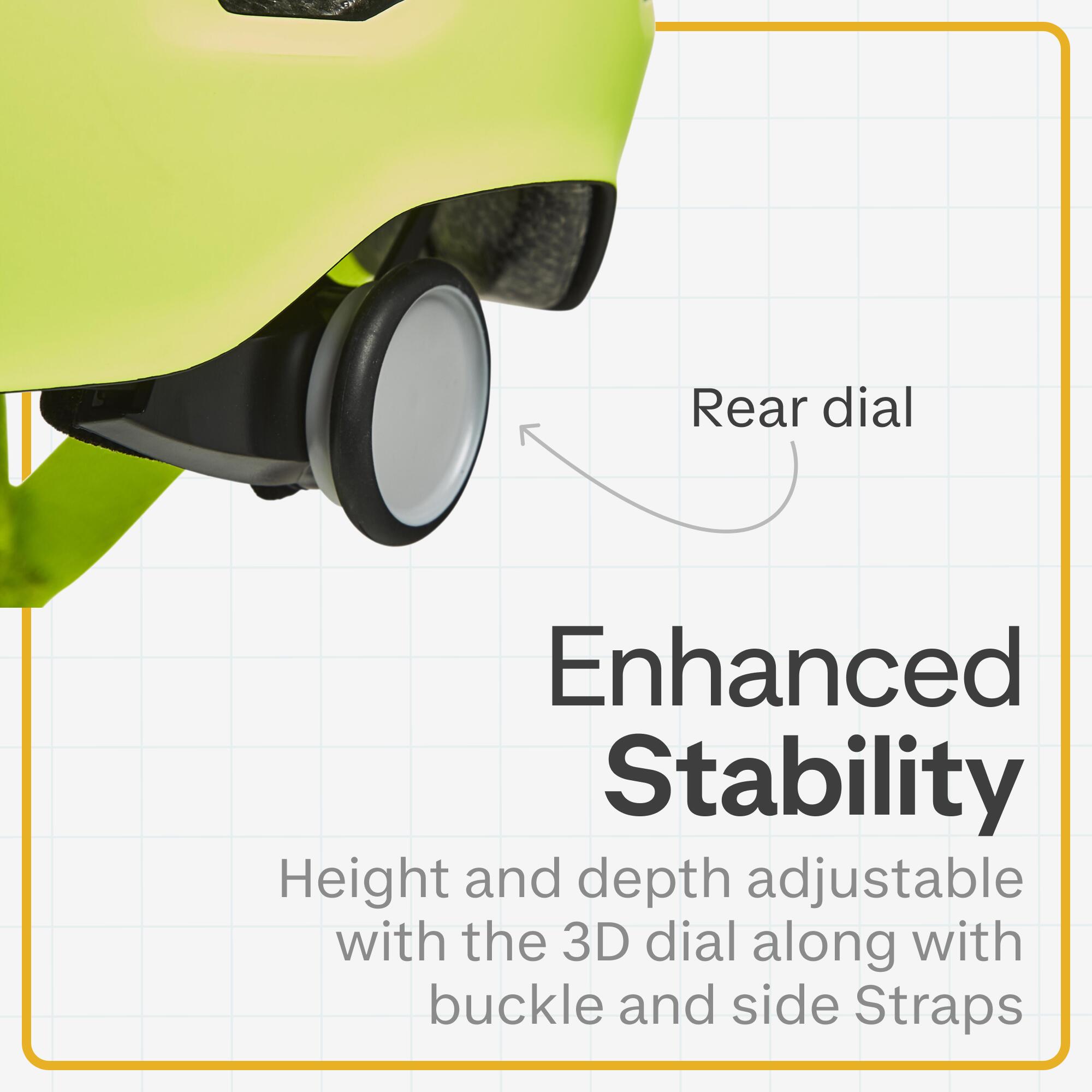 Kids' Bike Helmet Bol 520 - Neon