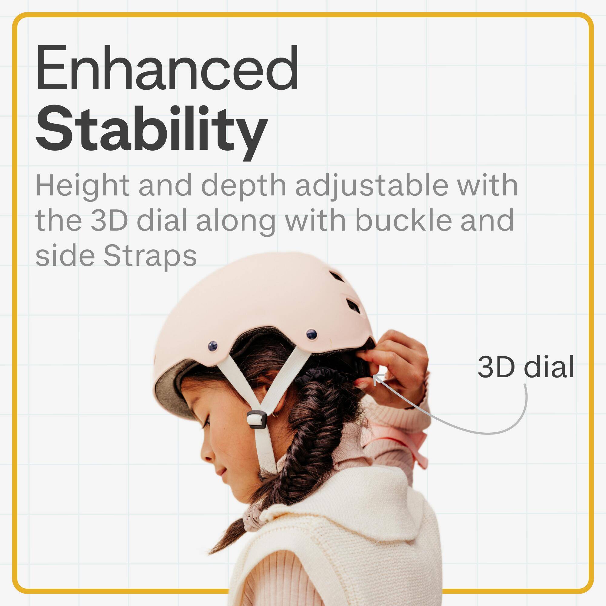 Inline Skating Skateboarding Scootering Helmet MF500 - Bridal Pink -  4