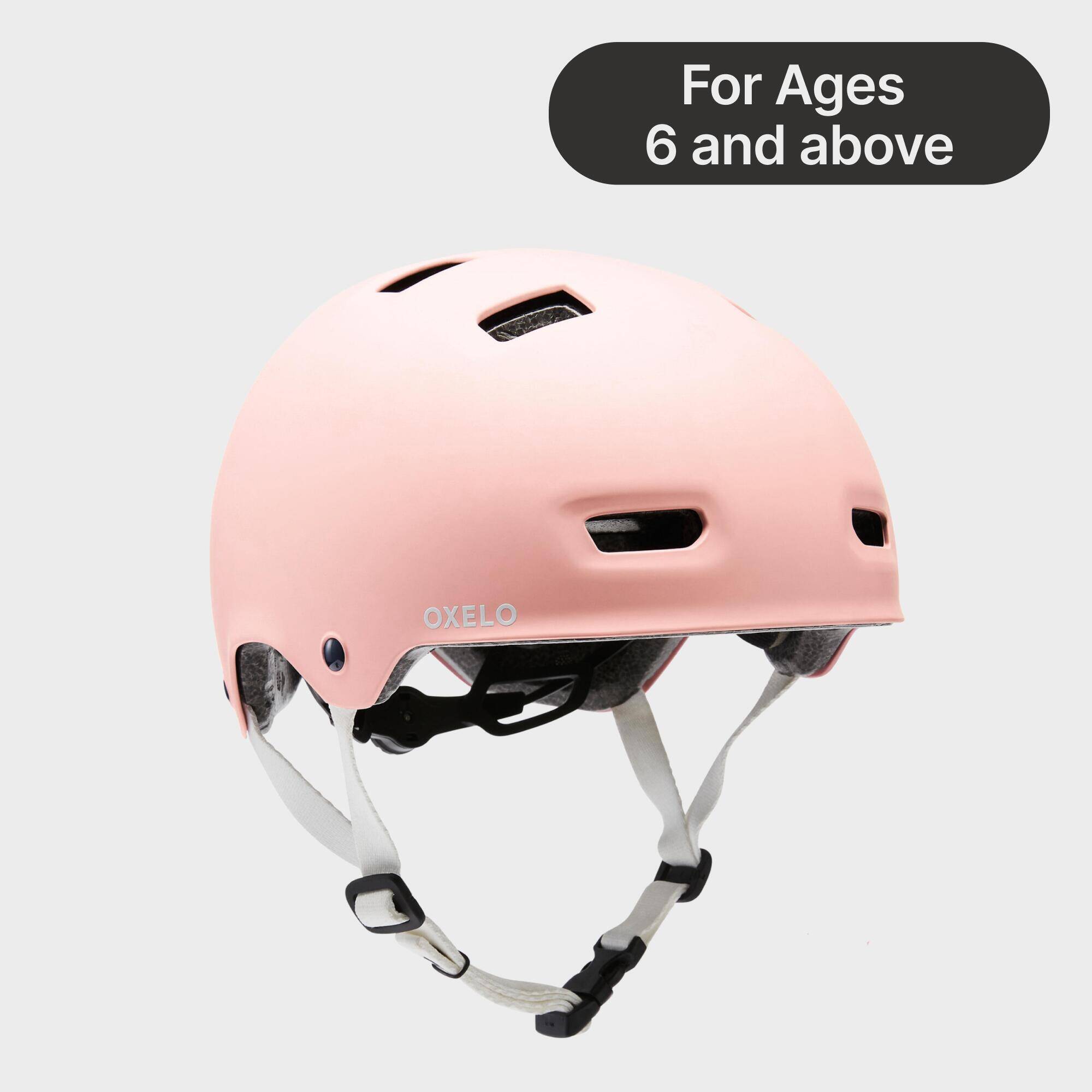 Inline Skating Skateboarding Scootering Helmet MF500 - Bridal Pink