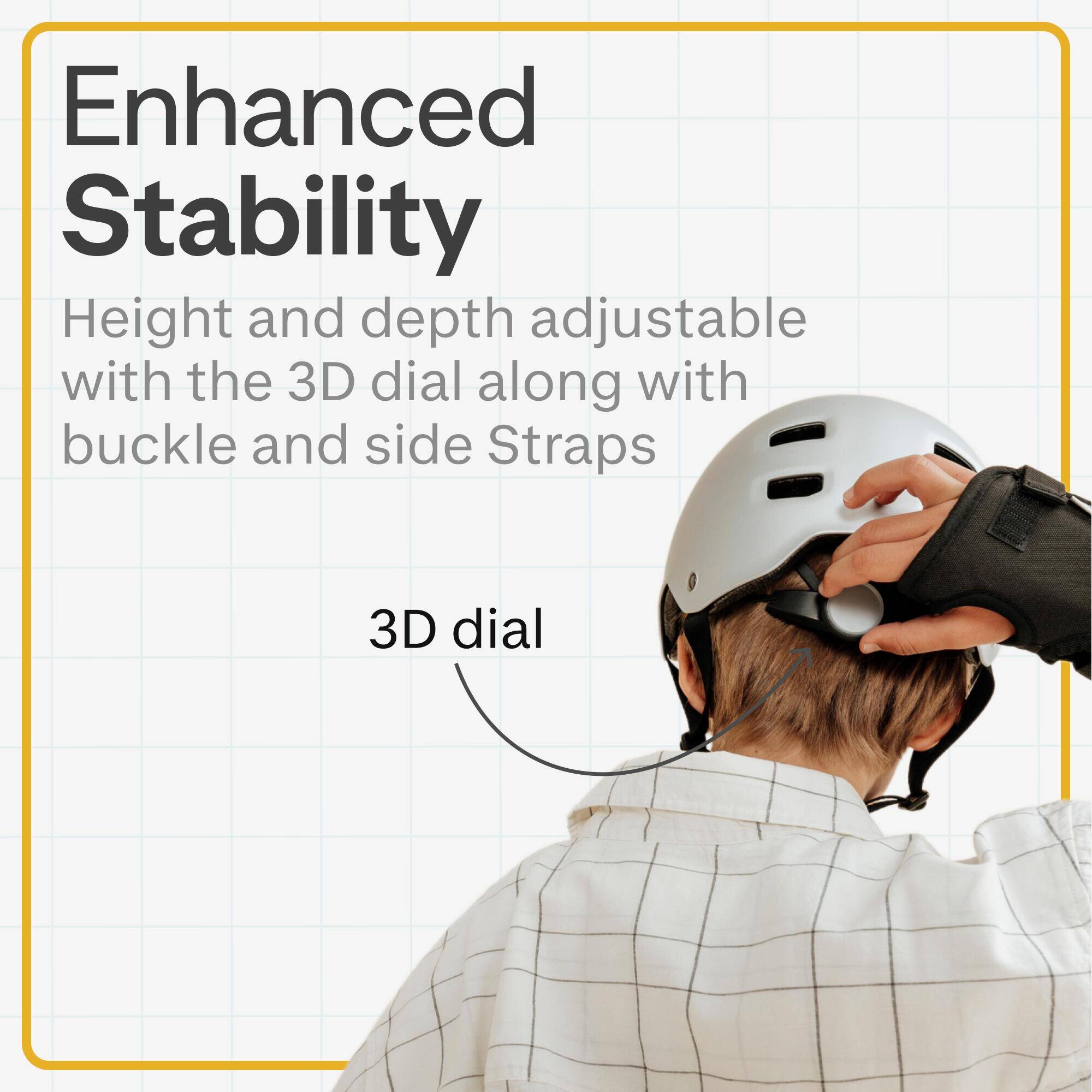 Inline Skating Skateboarding Scootering Helmet MF500 - Grey -  4