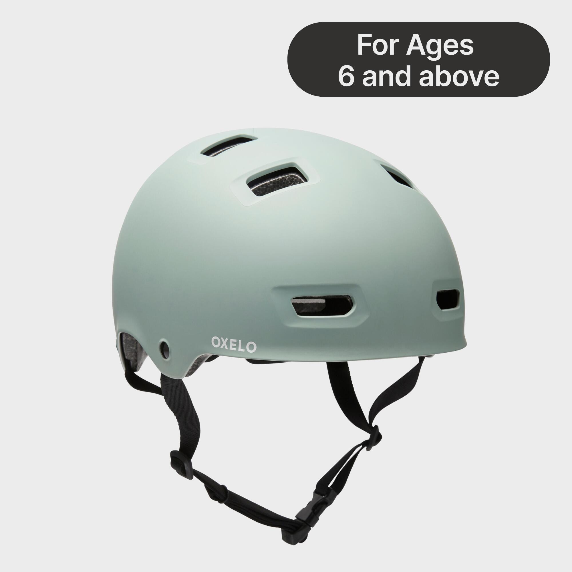 Inline Skating Skateboarding Scootering Helmet MF500 - Light Khaki