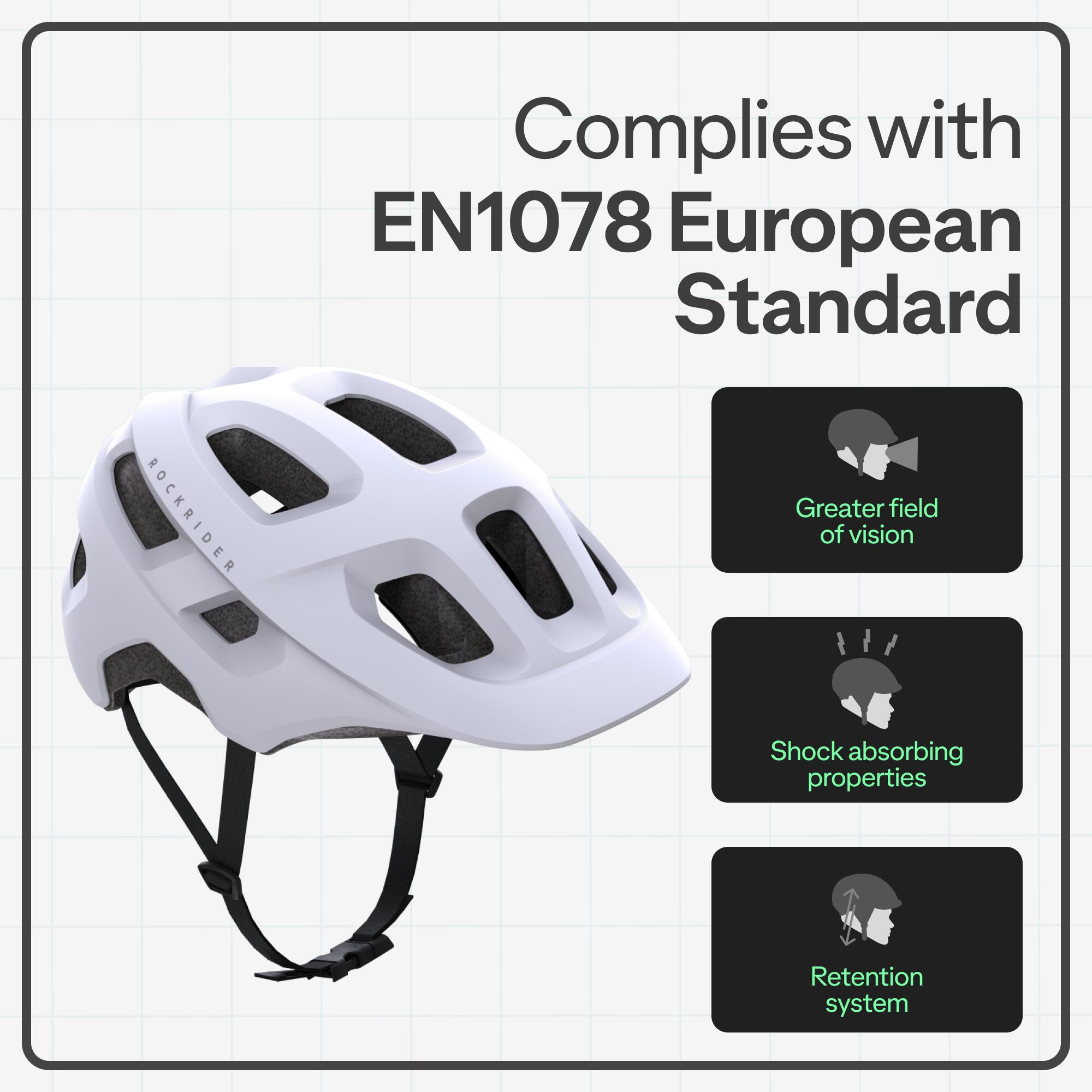 Mountain Bike Helmet EXPL 100 - White