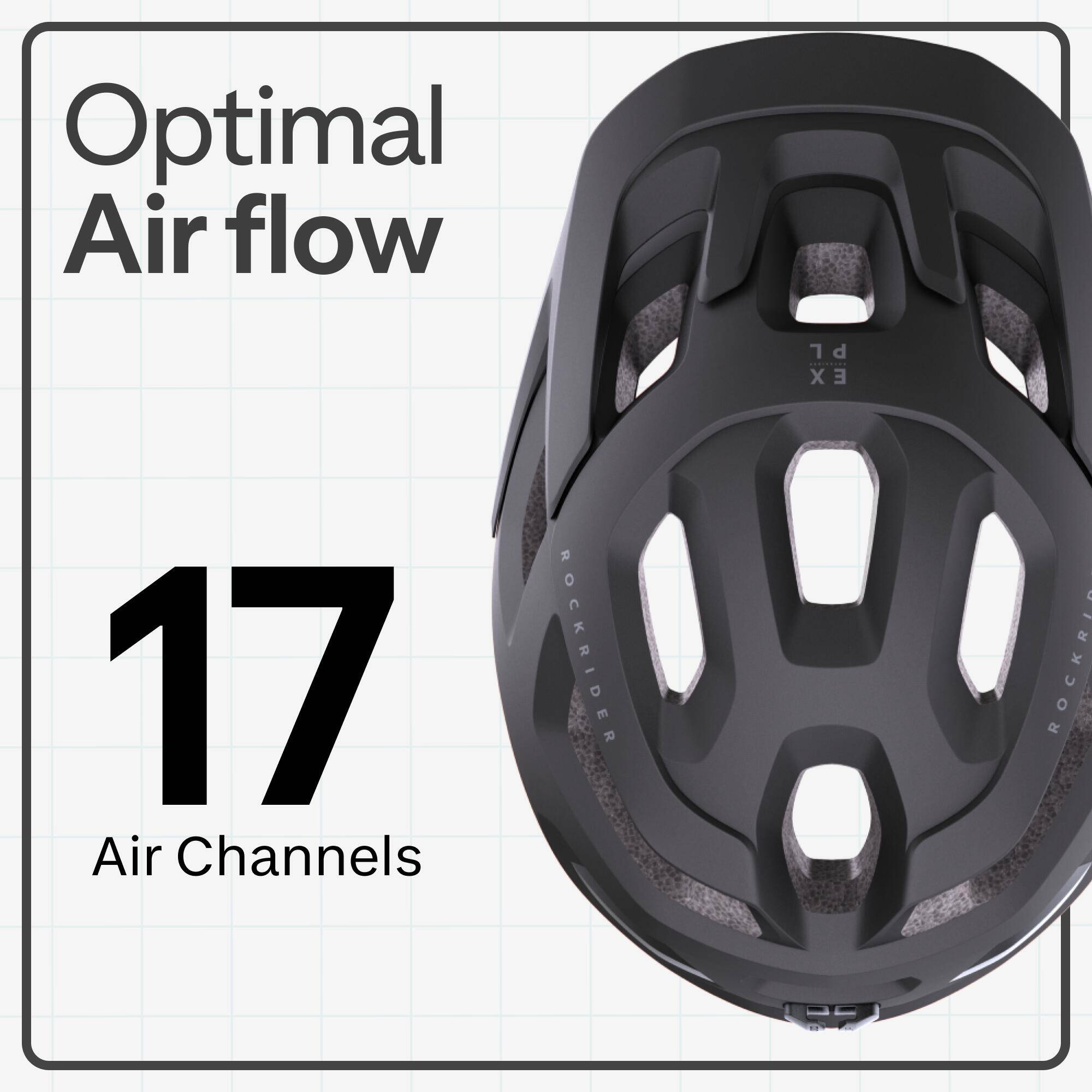Mountain Bike Helmet ST500 Black -  4