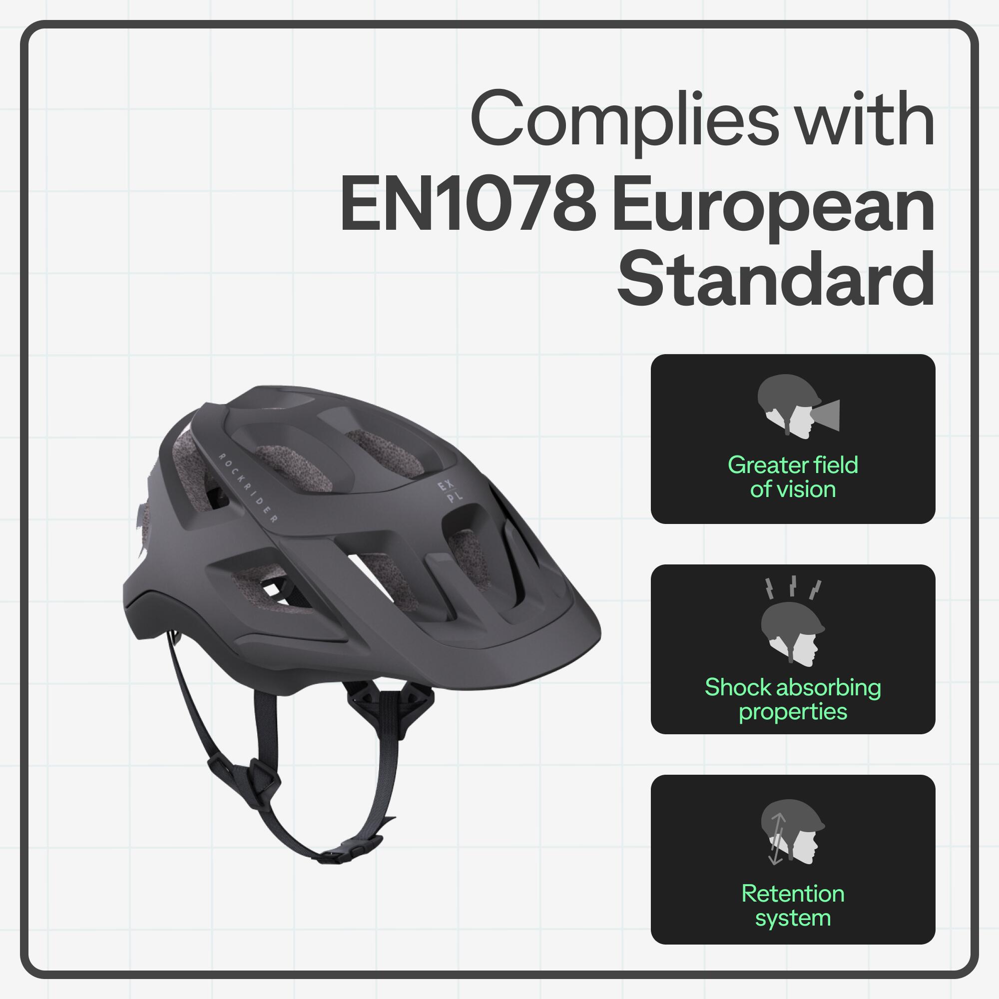 MTB Fahrradhelm – Expl 500 schwarz  15/20