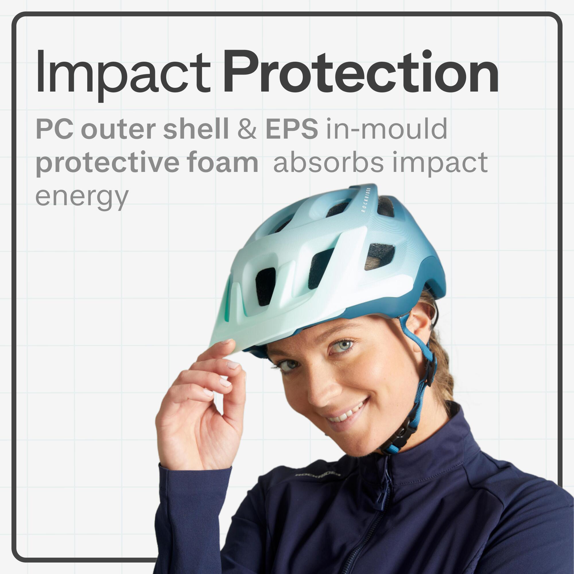 MTB Fahrradhelm – Expl 500 blau  14/17