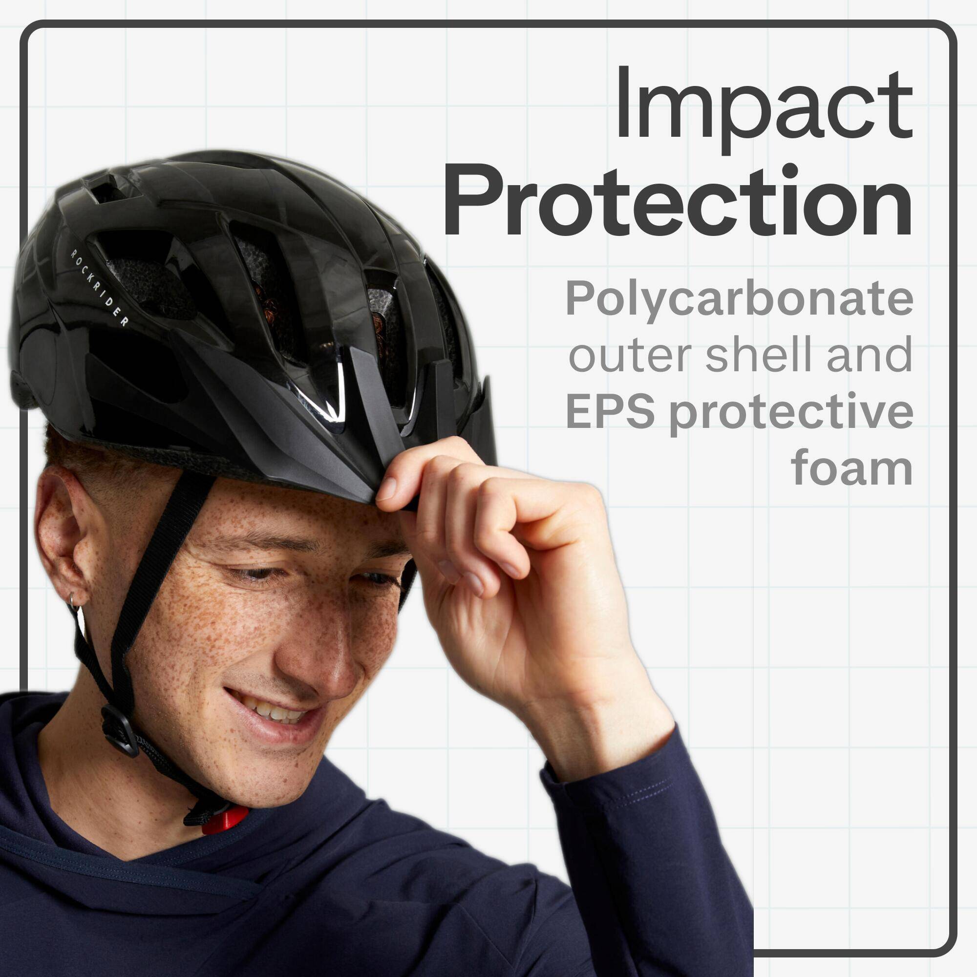 Mountain Bike Helmet EXPL 50 - Black -  2