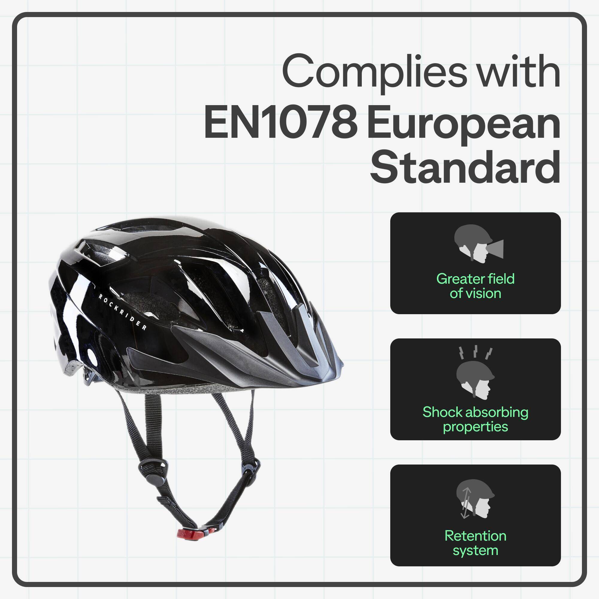 Mountain Bike Helmet EXPL 50 - Black -  5