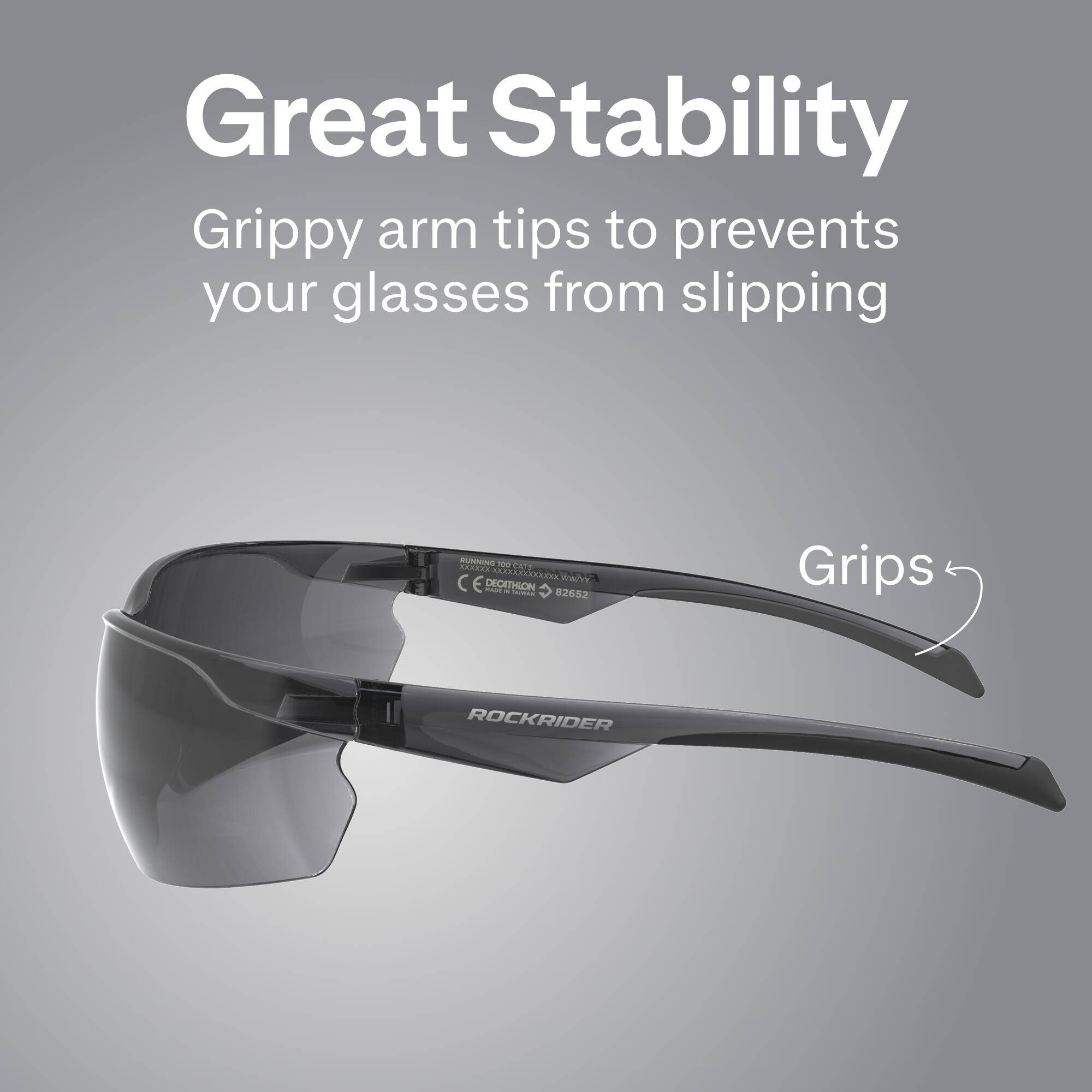 Cycling Sunglasses ST100 Black -  5