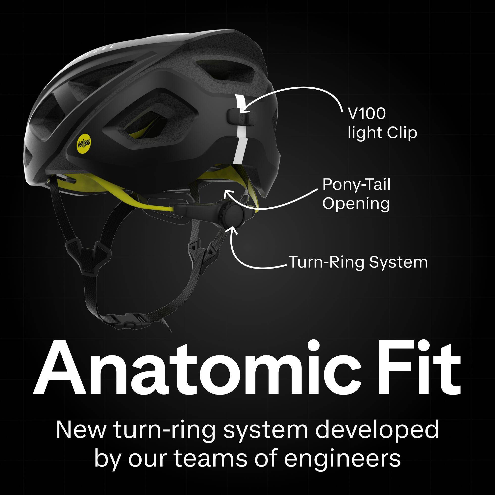Road Cycling Helmet RoadR 500 MIPS - Black -  3