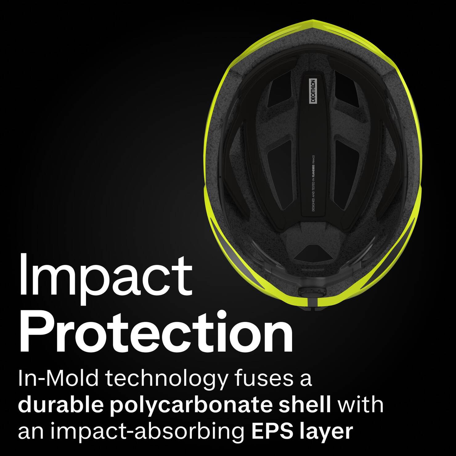 Road Bike Helmet RoadR 500 - Neon Yellow