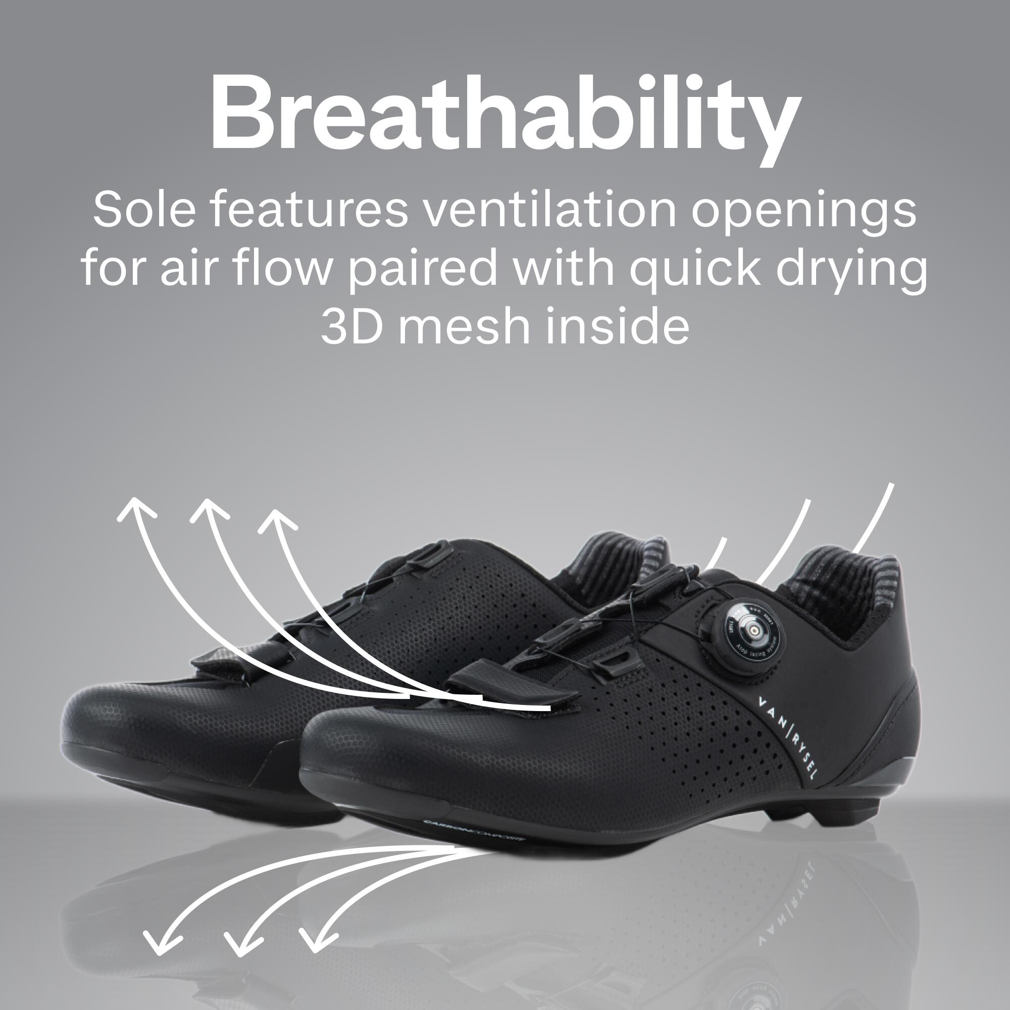 Road Cycling Shoes Road 520 - Black