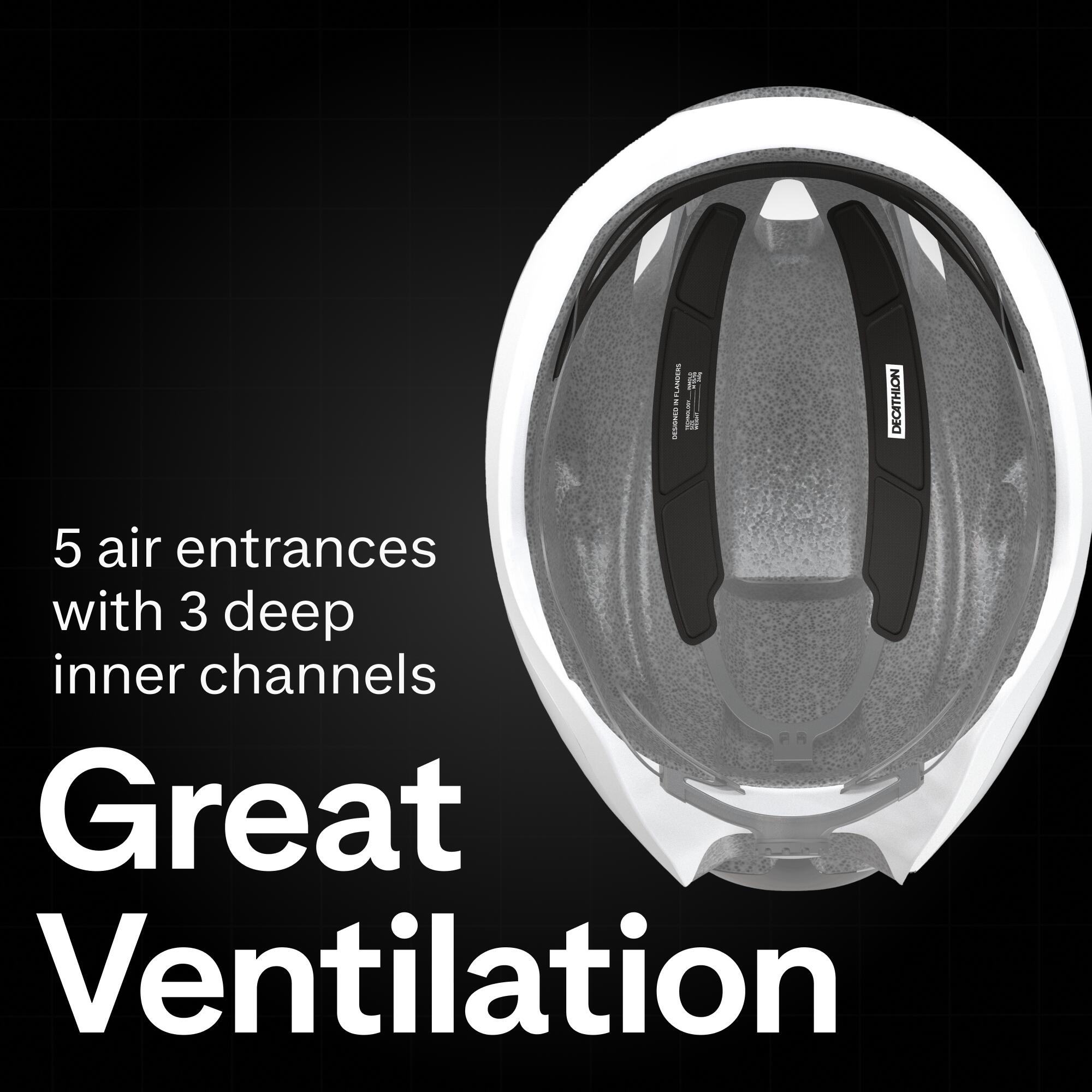 Aero Road Cycling Helmet RCR-F - White