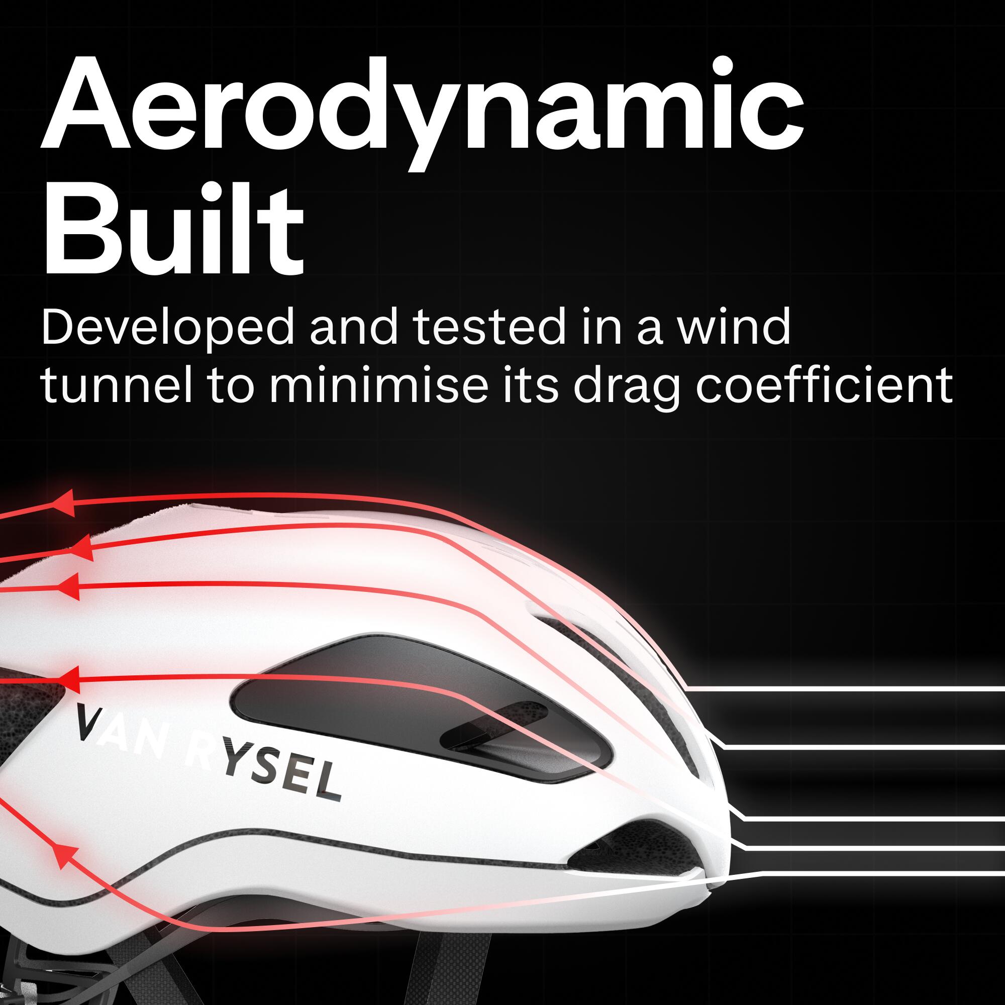 Aero Road Cycling Helmet RCR-F - White