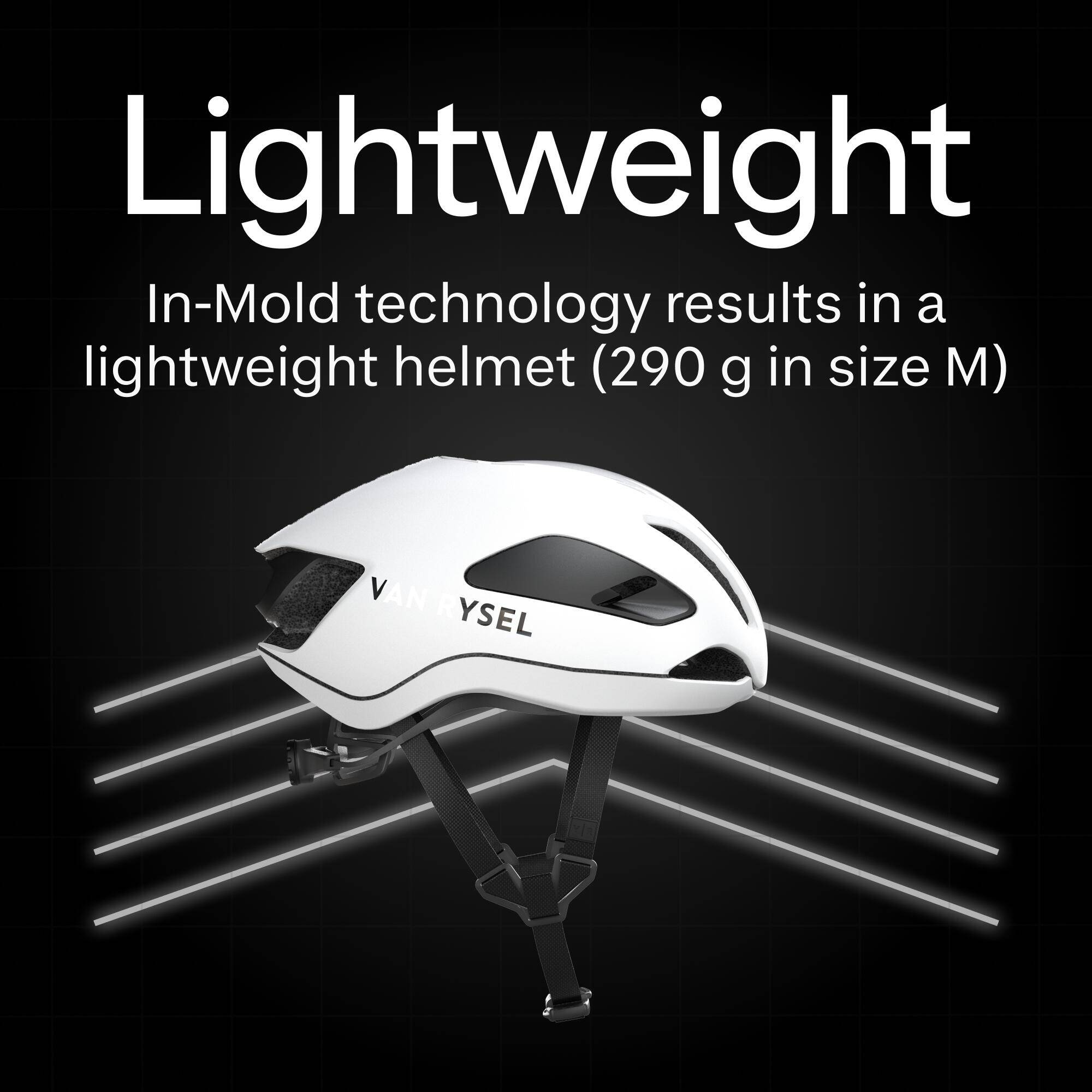 Aero Road Cycling Helmet RCR-F - White -  3