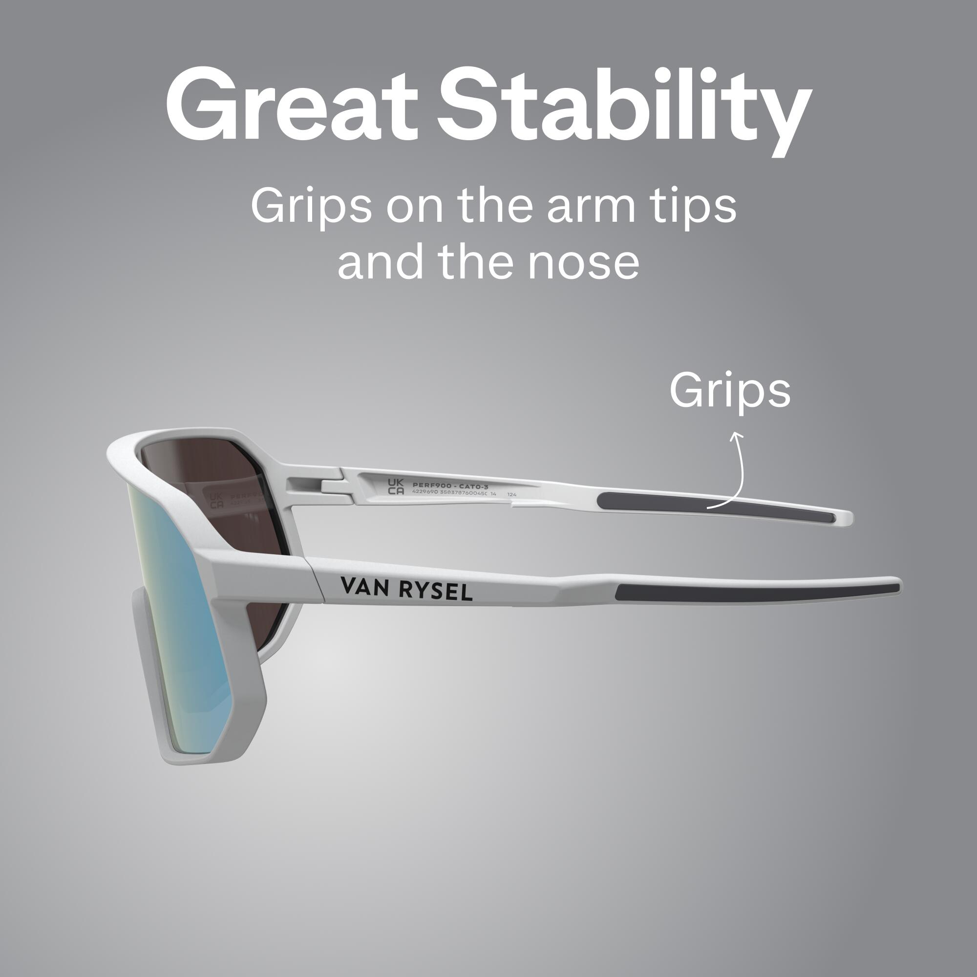 Cycling Cat 3 Sunglasses RoadR 900 Perf - White