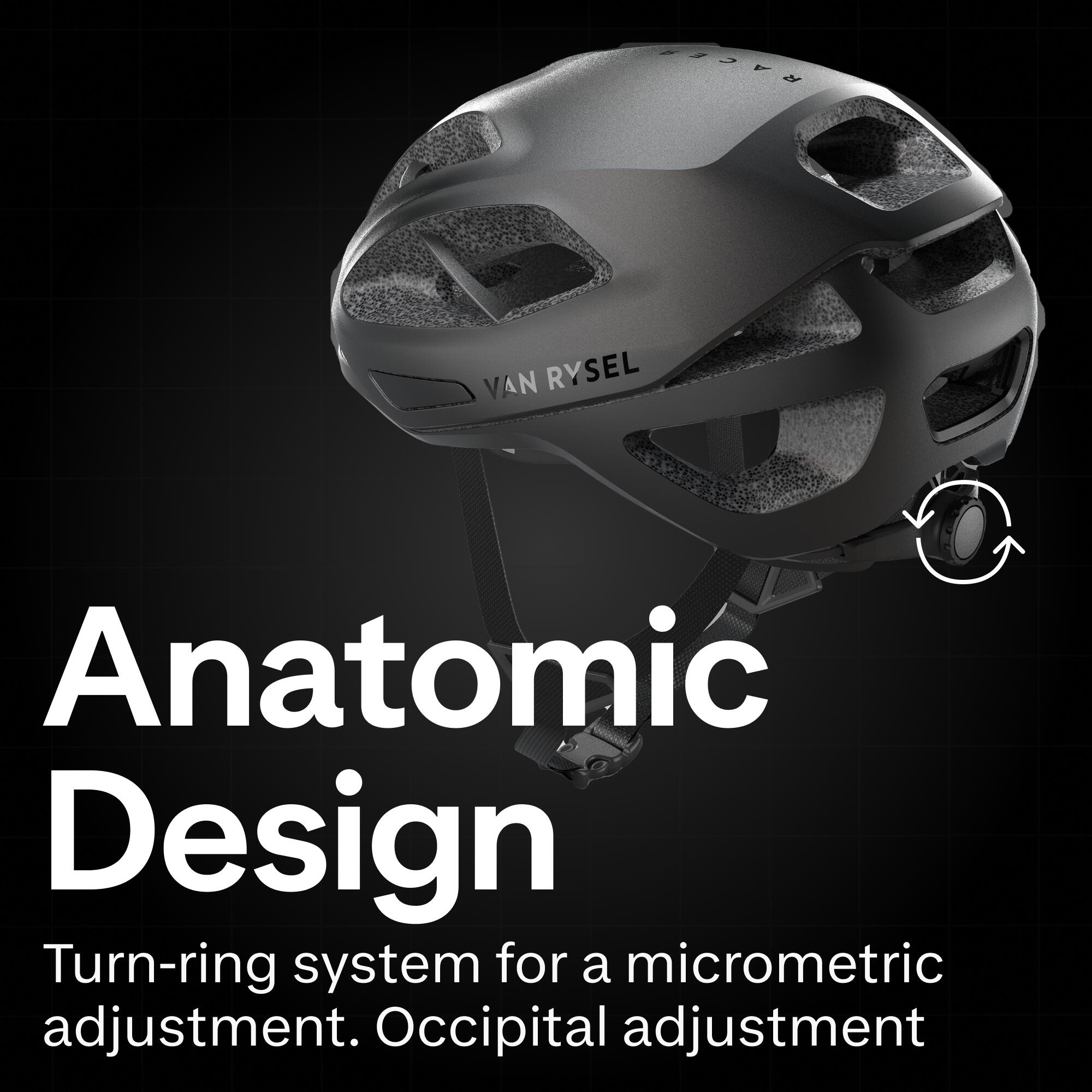 Road Cycling Helmet RCR - Black