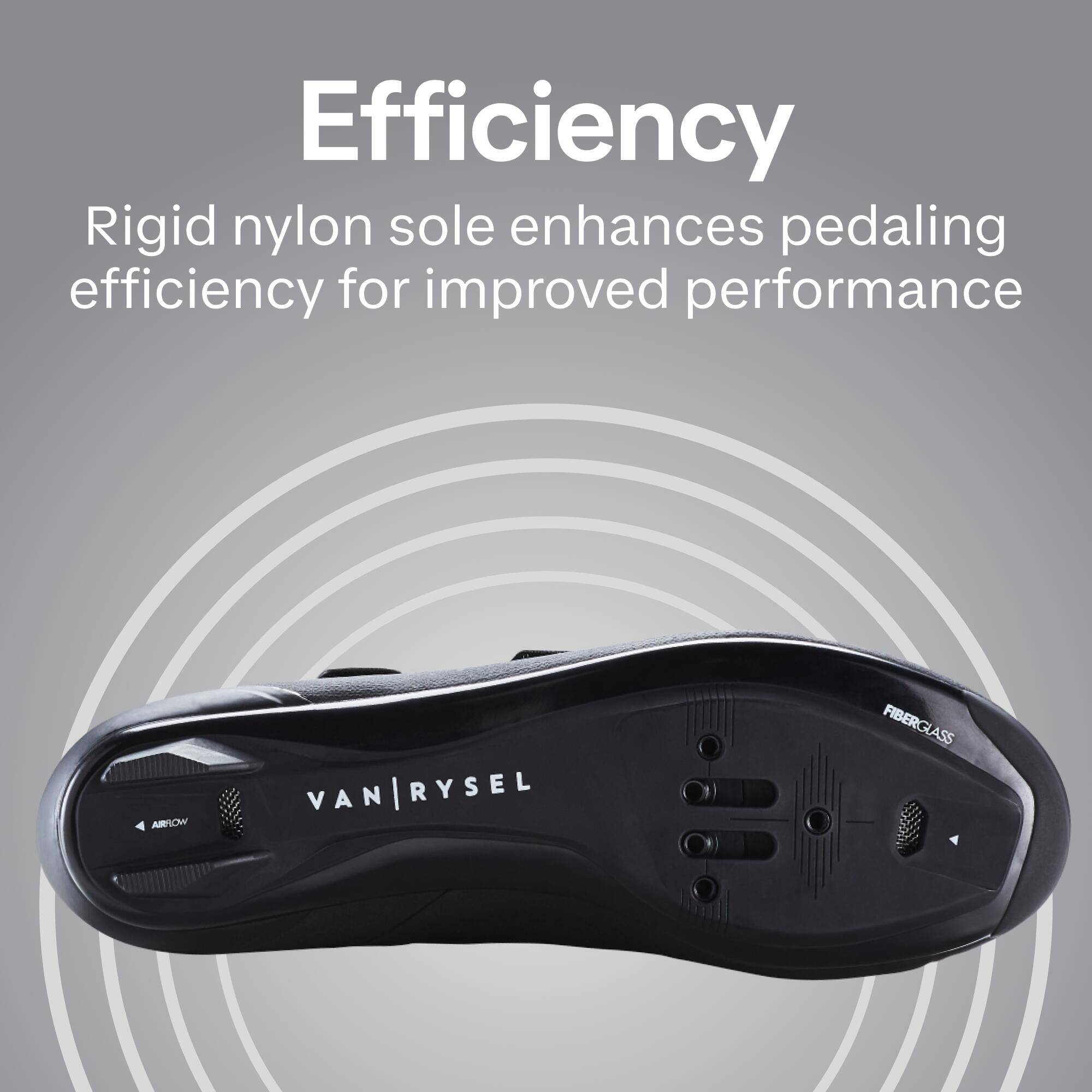 Road Cycling Shoes Road 100 - Black -  3
