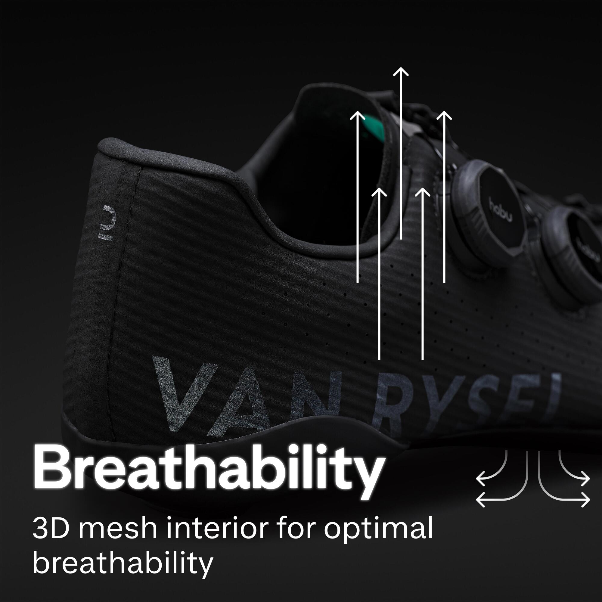 Road Cycling Shoes Van Rysel RCR R - Black