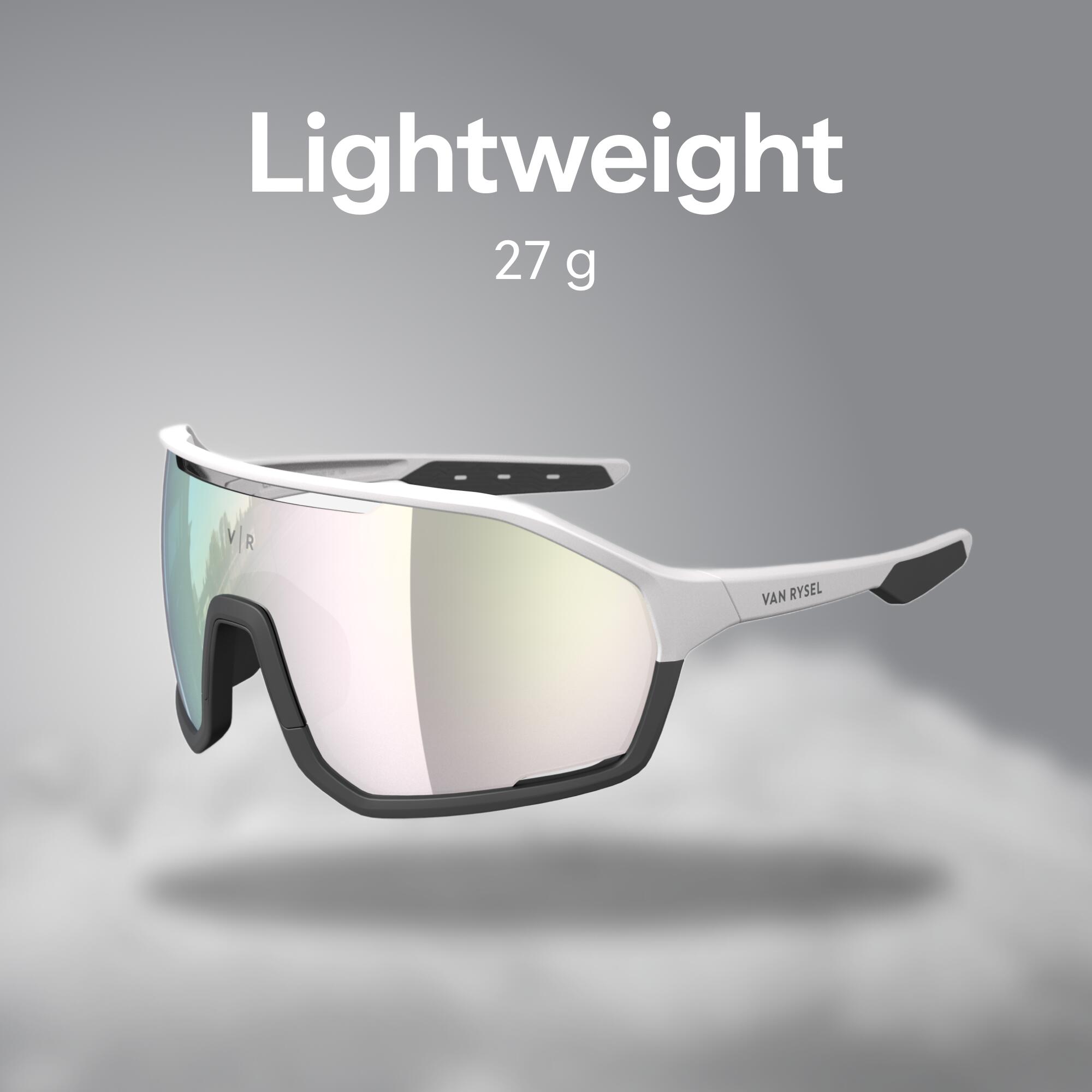 Adult Category Cycling Sunglasses Perf 500 White