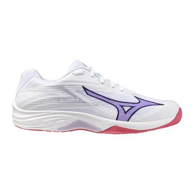 Scarpe pallavolo bambina LIGHTING bianche e viola