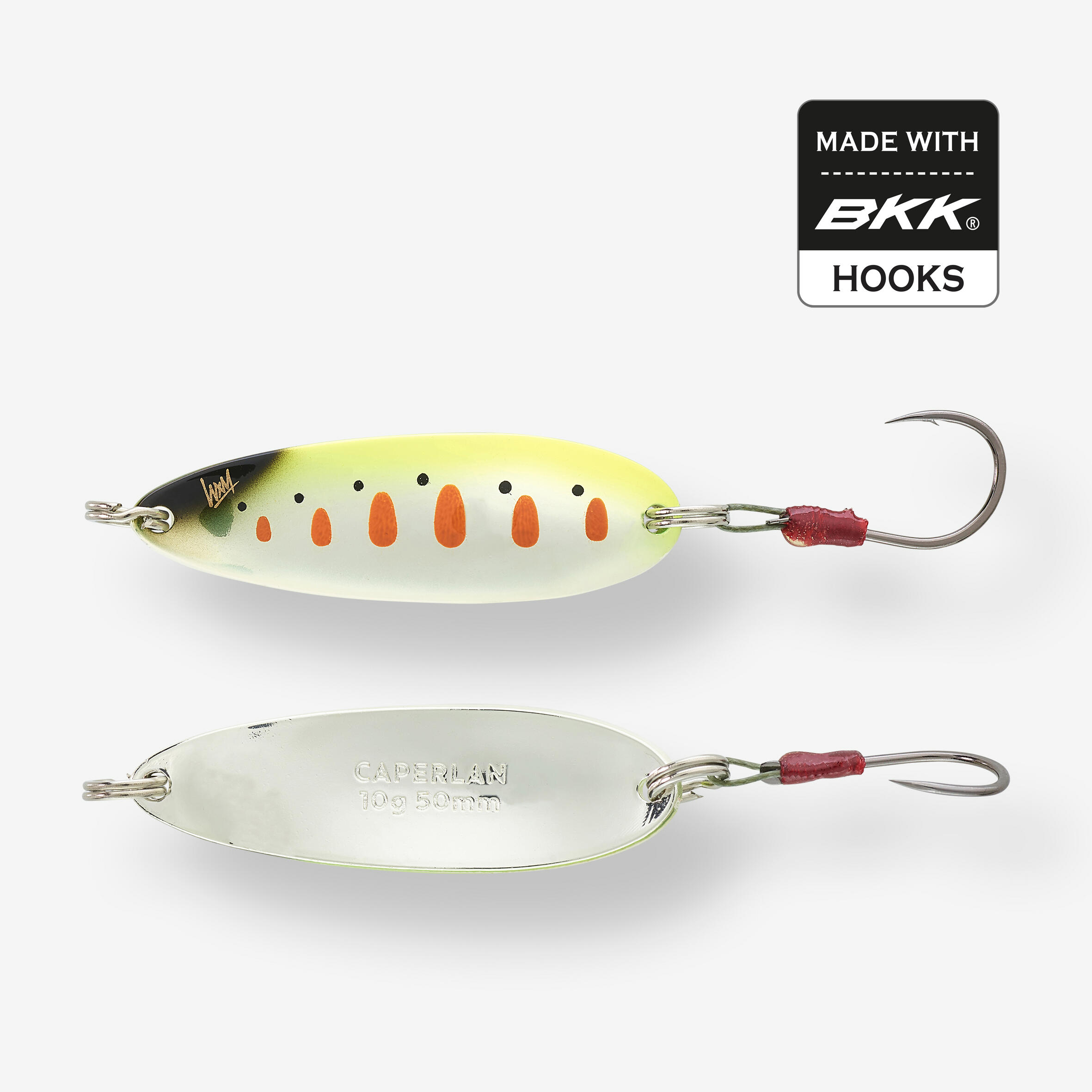 MICRO CUILLER ONDULANTE TRUITE KEA MCO 5CM 10GR YAMAME FLUO 4/4