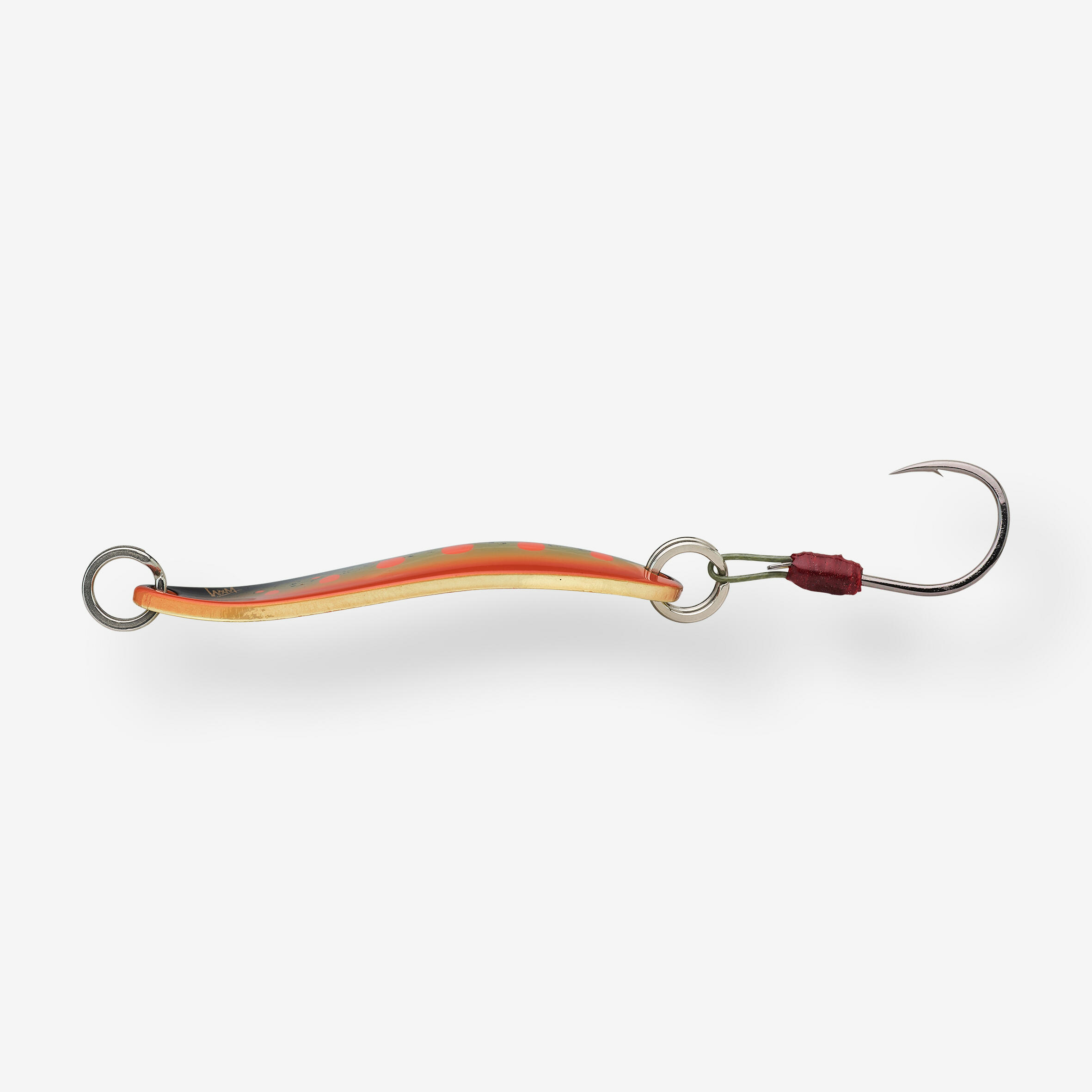 COLHER ONDULANTE MICRO DE PESCA À TRUTA KEA MCO 5 CM 10 G YAMAME LARANJA 3/4