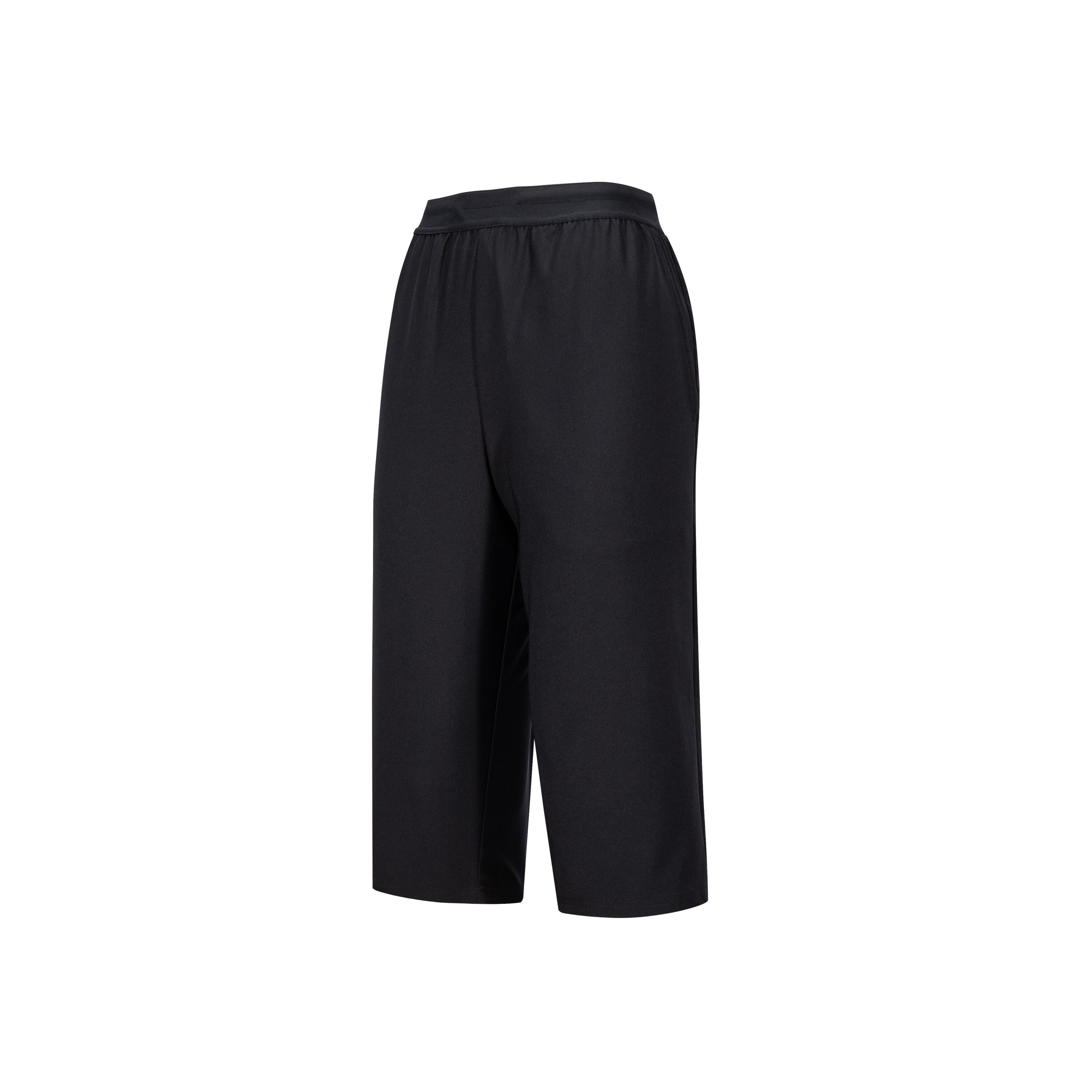 Men's Breathable 3/4 Running Pants - Black