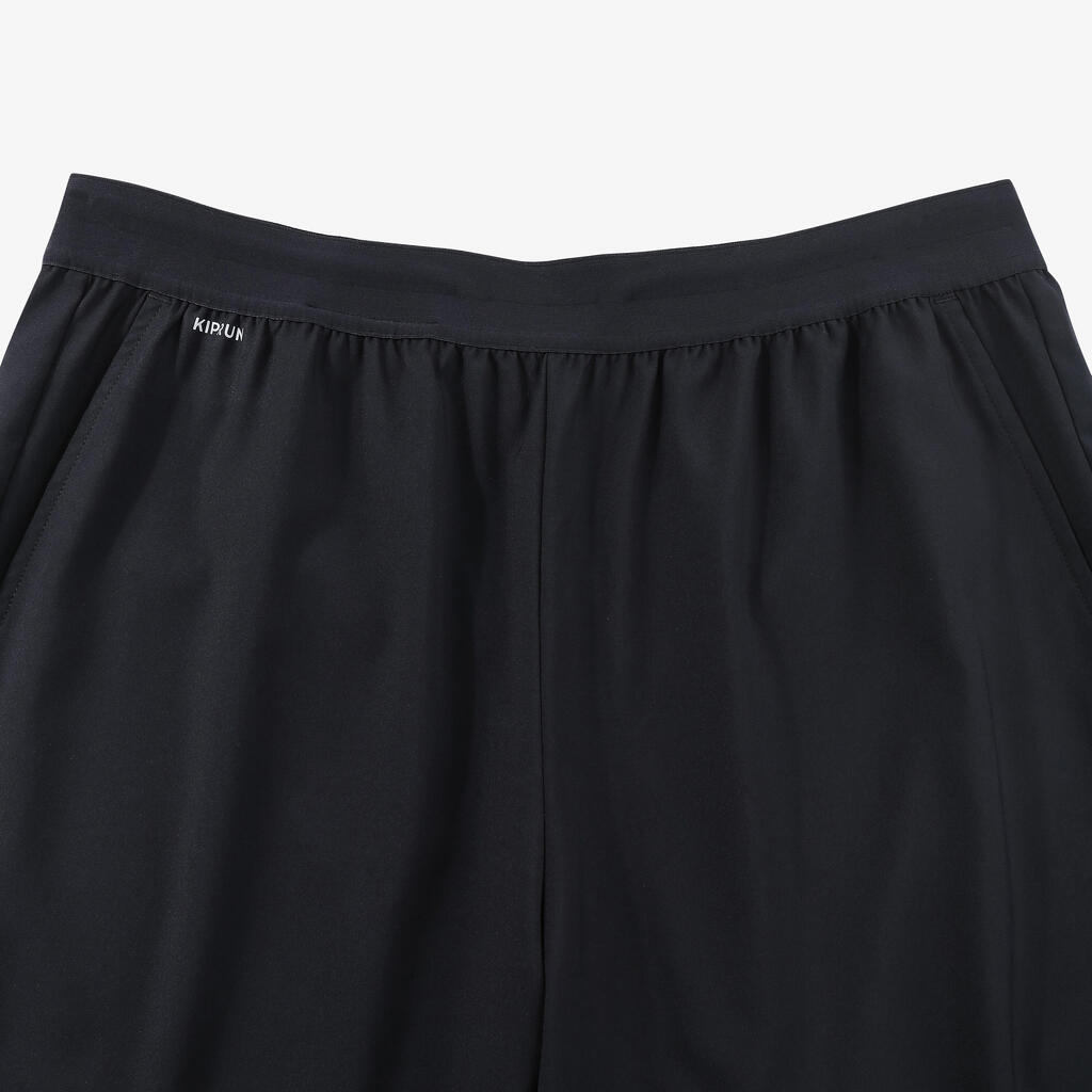 Pantalon de running homme 3/4 respirant et à séchage rapide KIPRUN  - Noir
