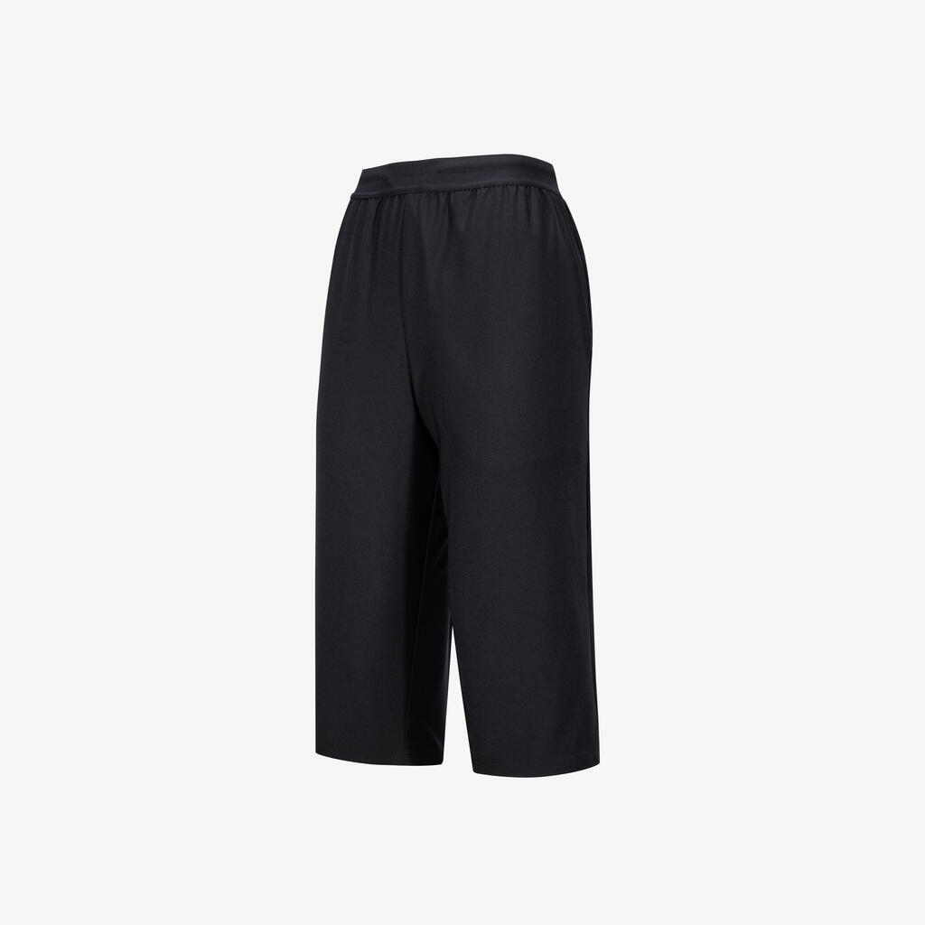 Pantalon de running homme 3/4 respirant et à séchage rapide KIPRUN  - Noir