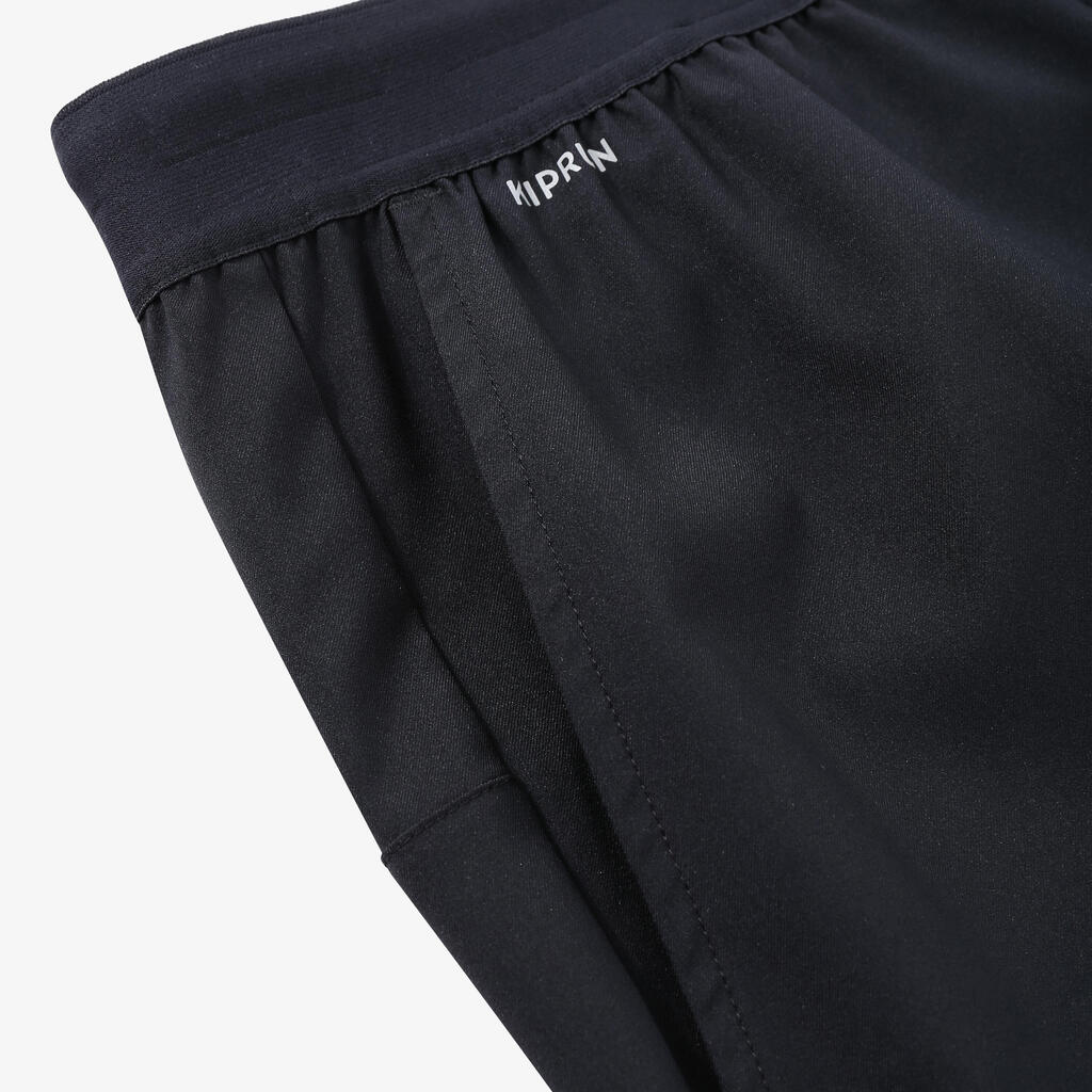 Pantalon de running homme 3/4 respirant et à séchage rapide KIPRUN  - Noir
