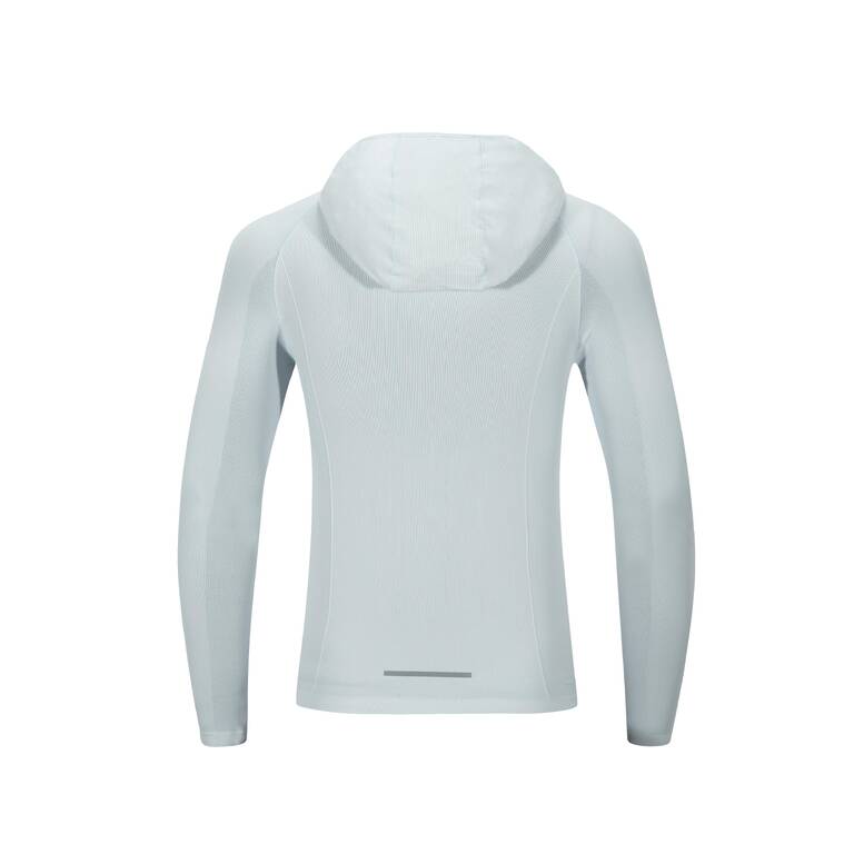 Women's running hooded jacket - Sun Protect - Blue