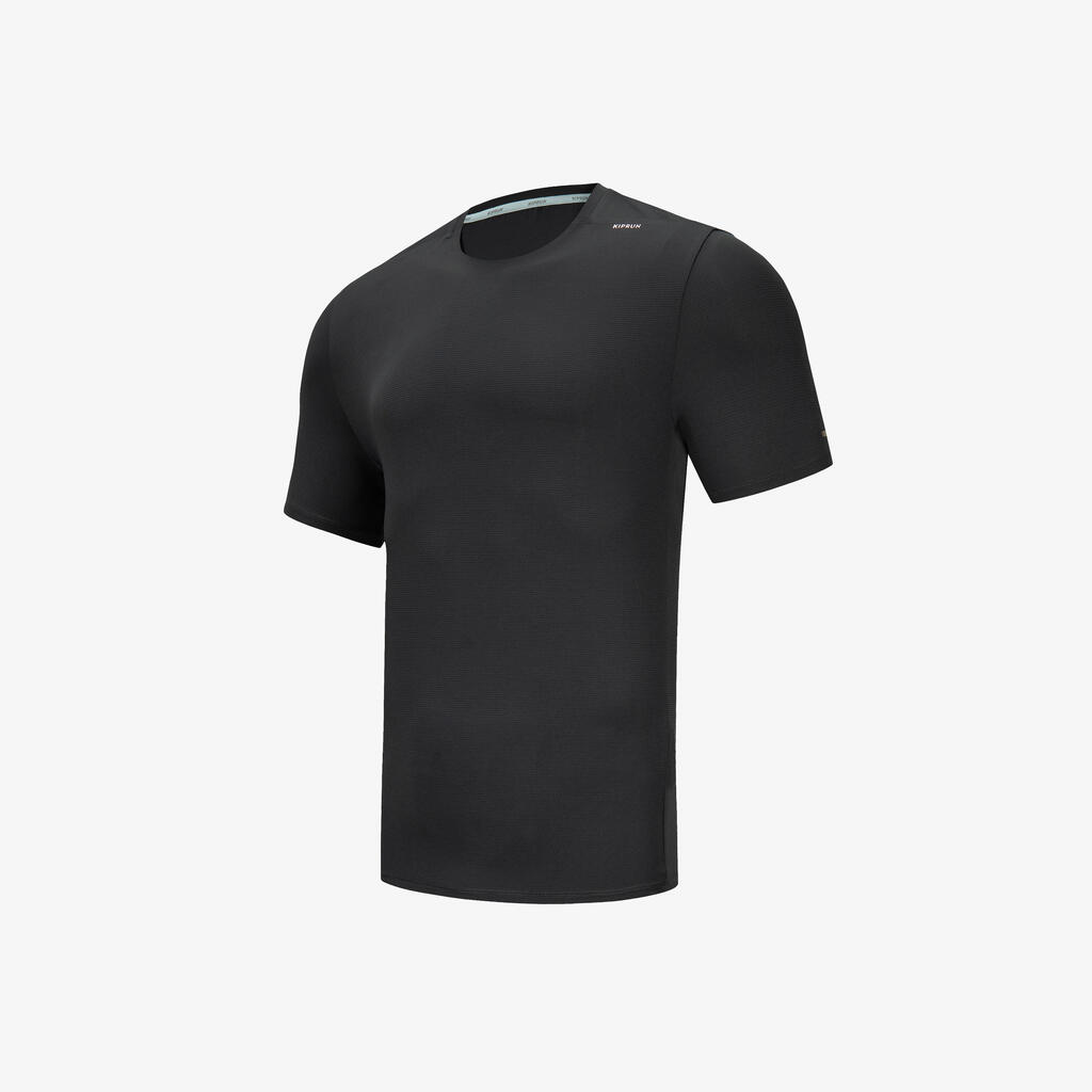 T-shirt running respirant anti-UV à séchage rapide pour homme - Gris carbone