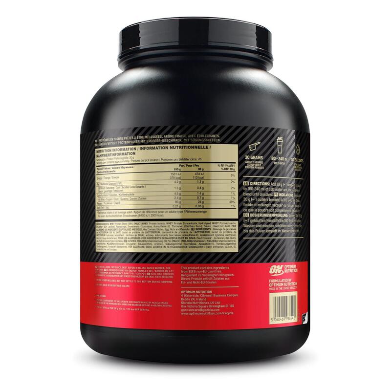 Optimum Gold Standart Whey Protein Tozu - Çilek - 2.2 KG