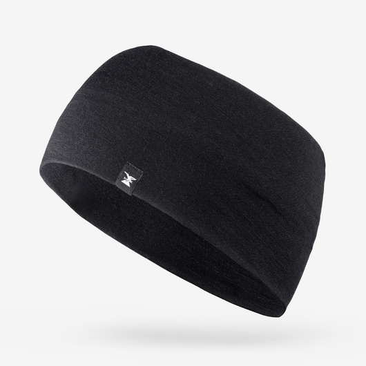 Bandeau de trekking en laine mérinos, MT500 noir