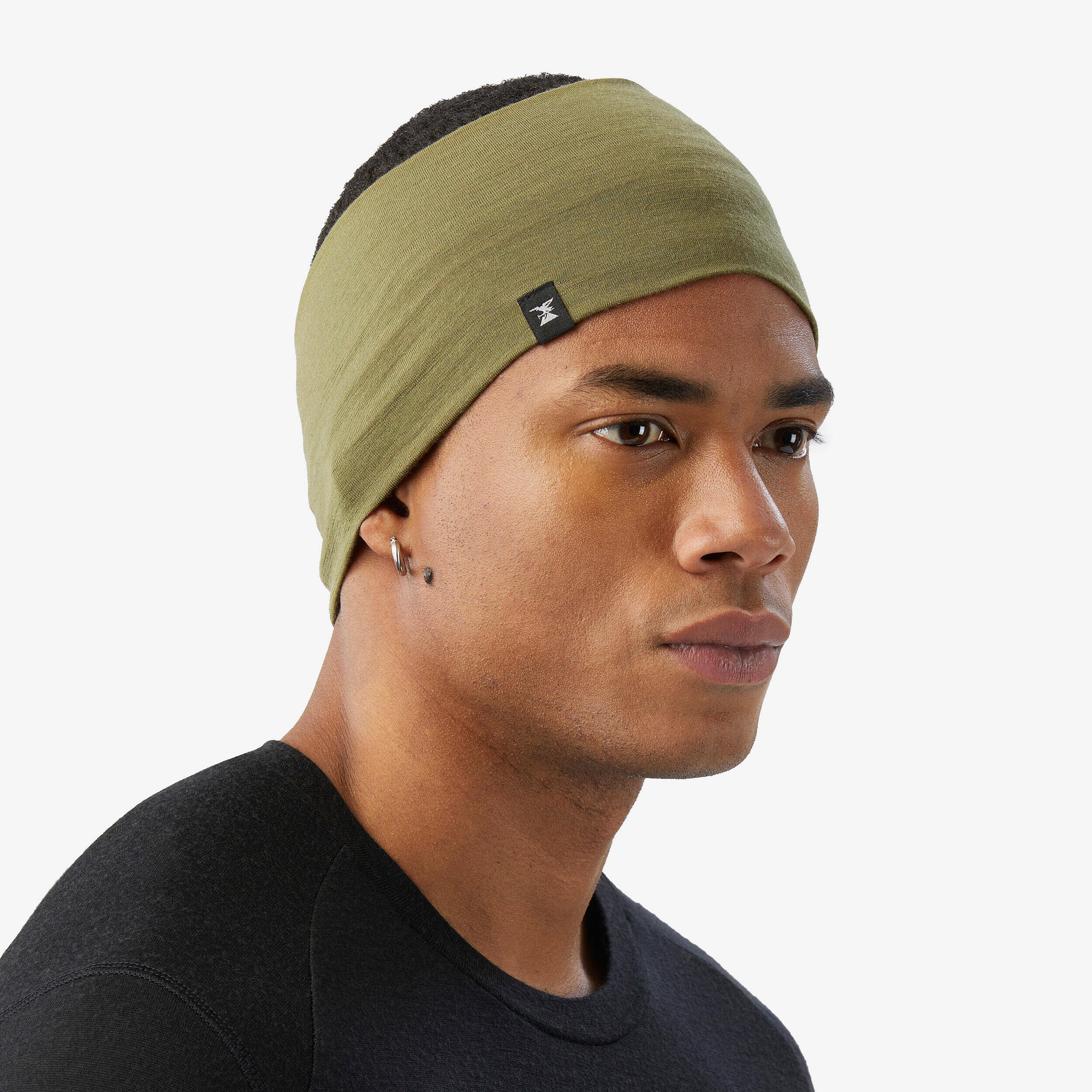 Merino Wool Trekking Headband - MT500 - Green -  3