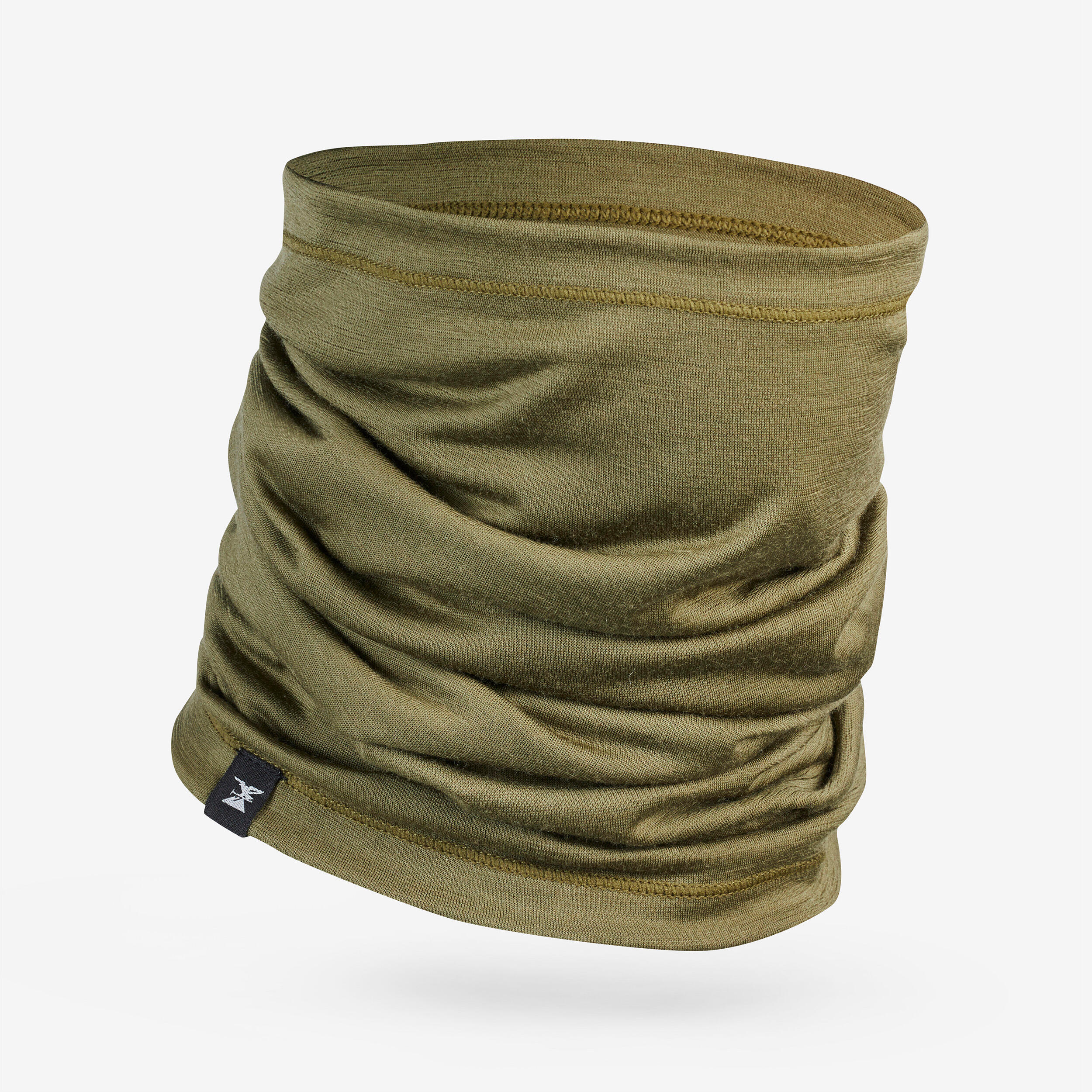 FORCLAZ Merino Wool Trekking Neck Warmer, MT500 - Green