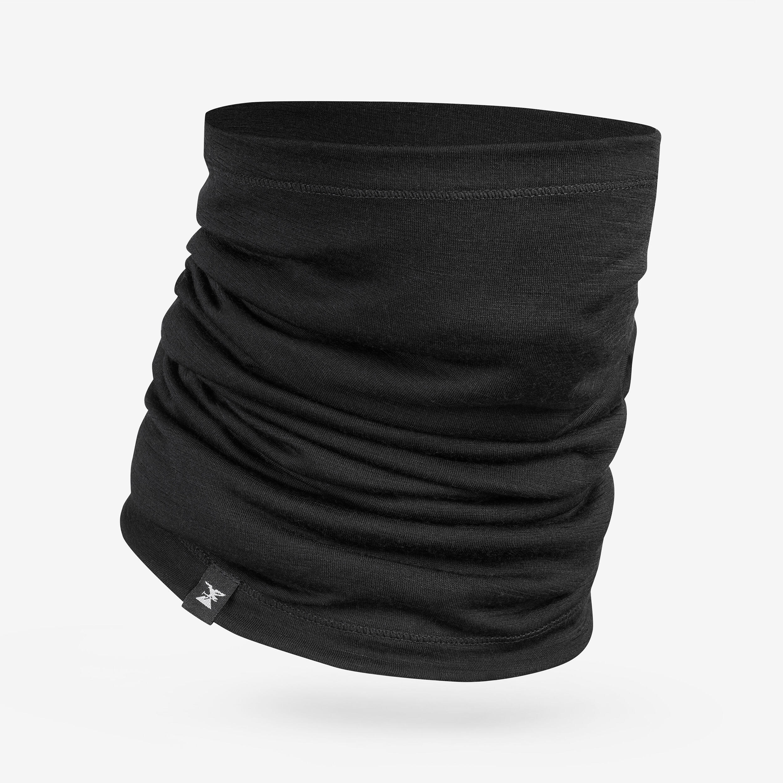 FORCLAZ Multifunktionstuch Schlauchschal Merinowolle Trekking – MT500 schwarz | 03608392244568 FORCLAZ Multifunktionstuch Schlauchschal Merinowolle Trekking – MT500 schwarz | 03608392244568