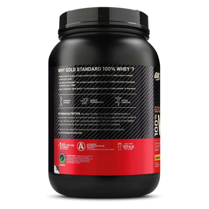 Optimum Gold Standard Whey Protein Tozu, Muz, 908 Gr