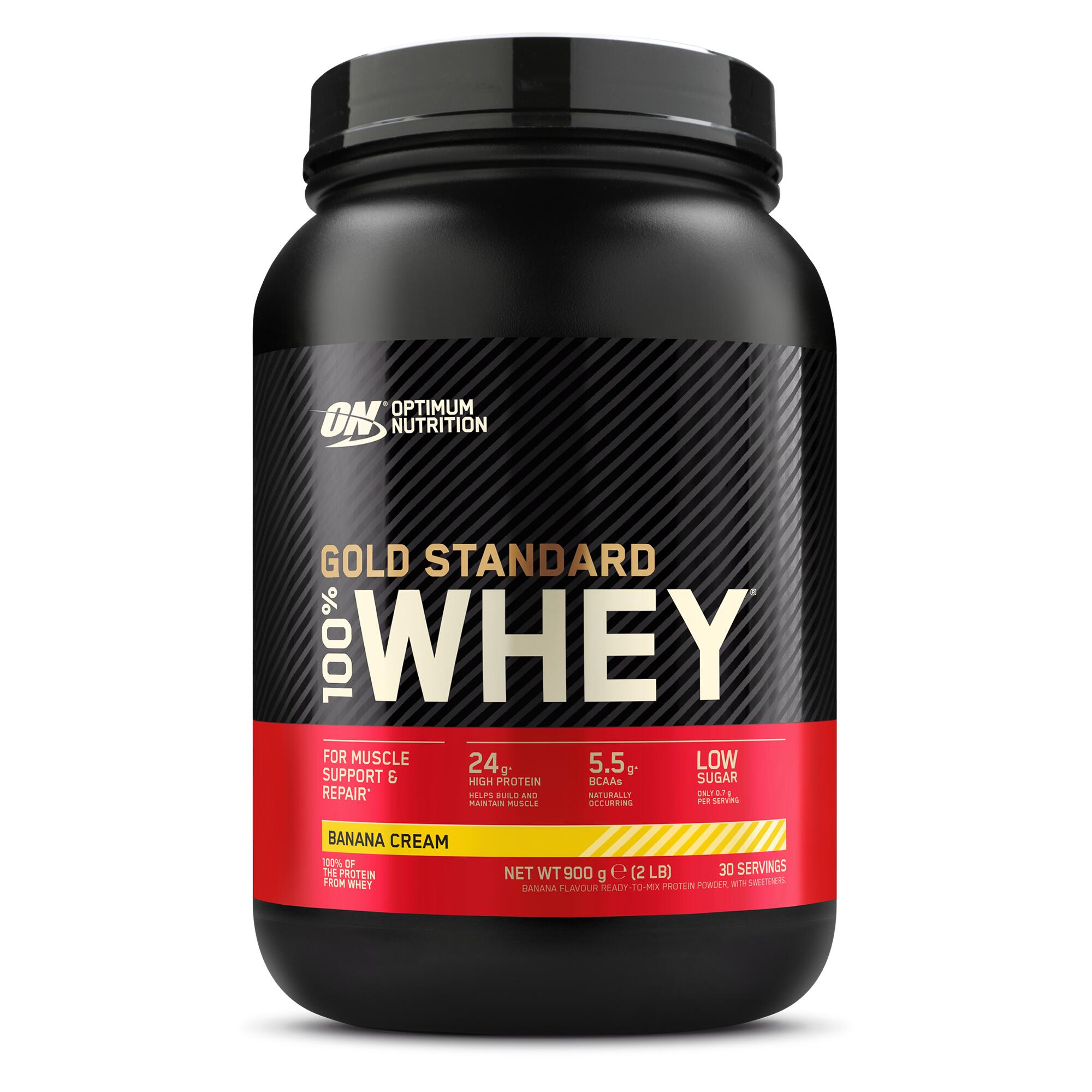 OPTIMUM NUTRITION Optimum Gold Standard Whey Protein Tozu, Muz, 908 Gr