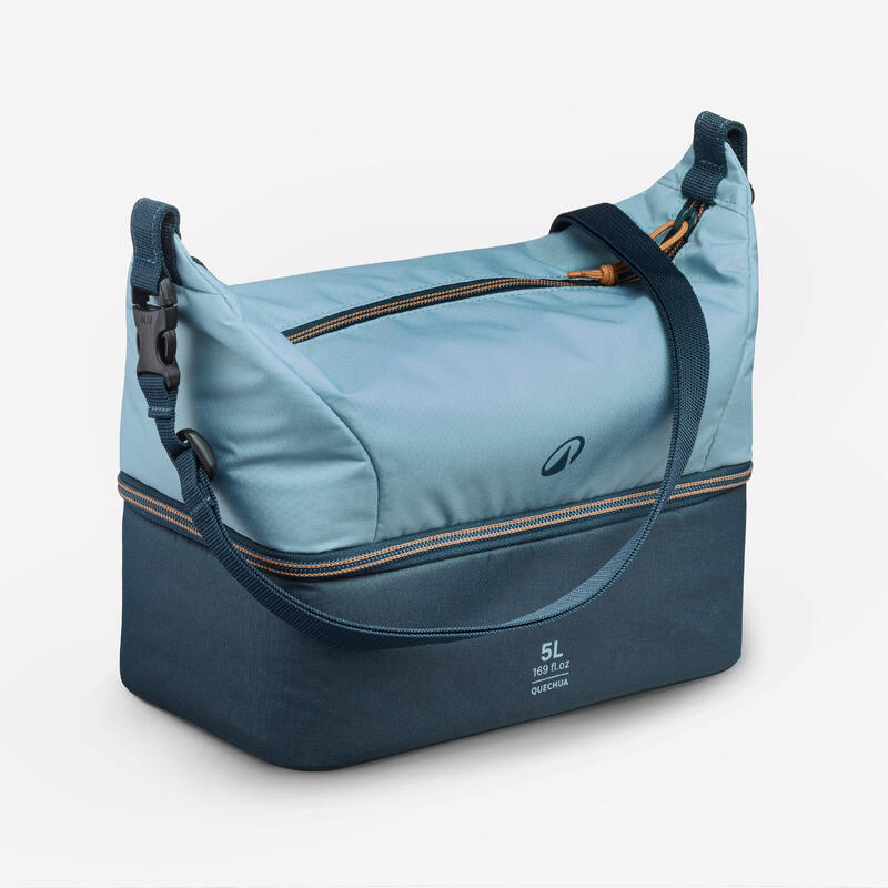 Geantă frigorifică Lunchbox 5L + cutie alimente 1L din plastic inclusă Albastru