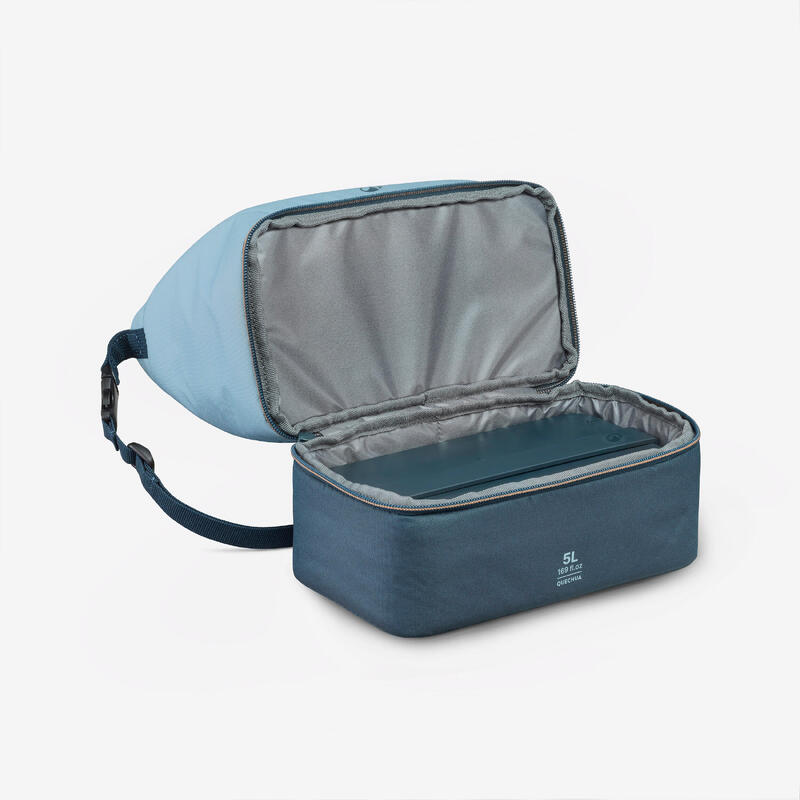 Geantă frigorifică Lunchbox 5L + cutie alimente 1L din plastic inclusă Albastru