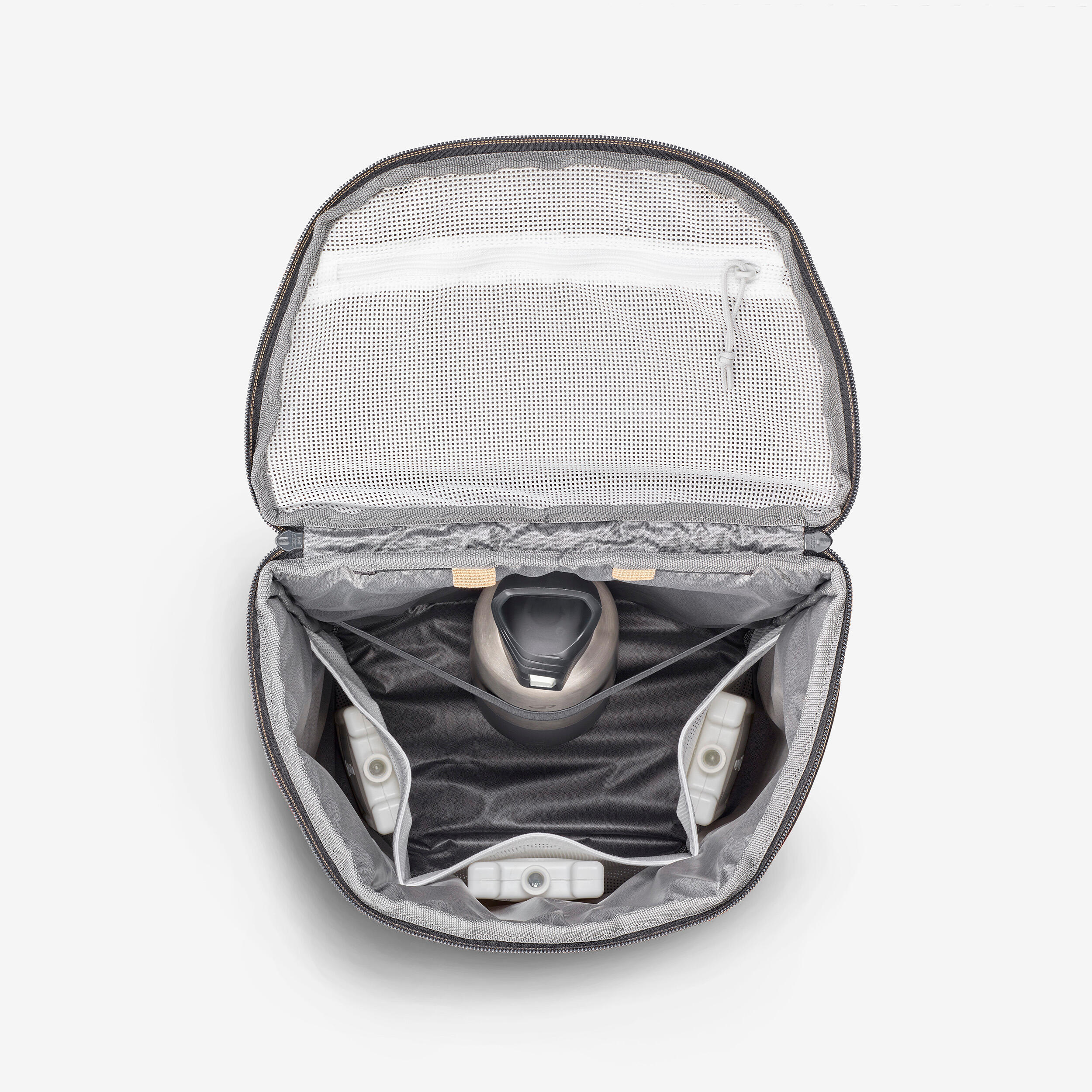 保冷スペース&ファン付きクールバックパック QUECHUA (ケシュア) キャンプ バックパック型クーラーバッグ 保冷